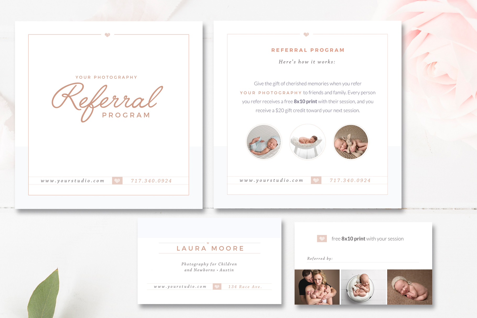 Photography Referral Card Templates, Referral Program — By Stephanie Design Regarding Photography Referral Card Templates Photography Referral Card Templates, Referral Program — By Stephanie Design Regarding Photography Referral Card Templates