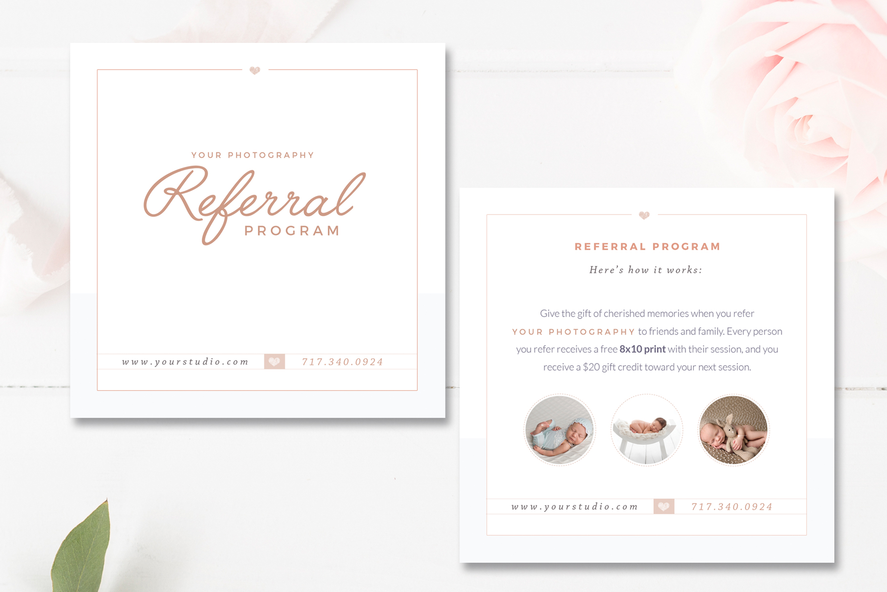 Photography Referral Card Templates, Referral Program — By Stephanie Design Within Photography Referral Card Templates Photography Referral Card Templates, Referral Program — By Stephanie Design Within Photography Referral Card Templates