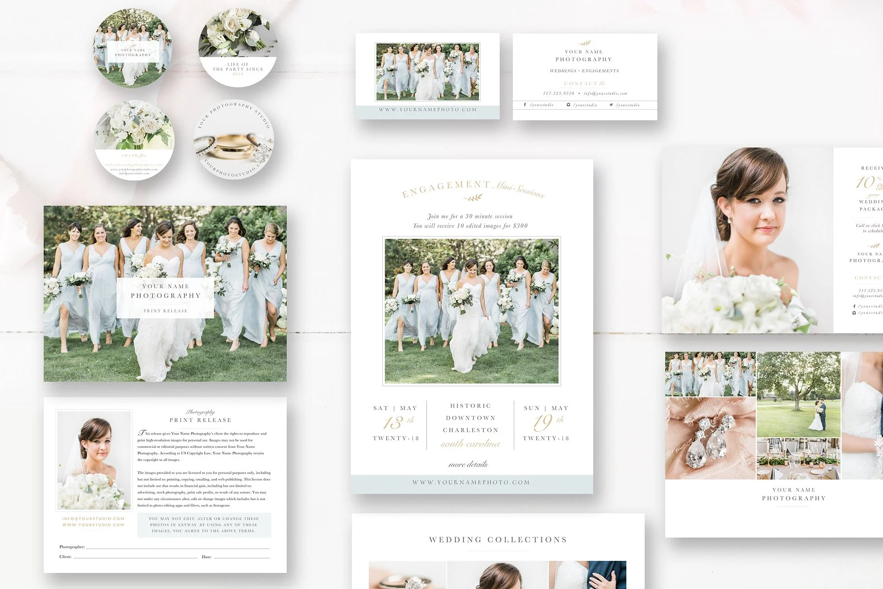 Wedding Photography Marketing Suite & Magazine Template