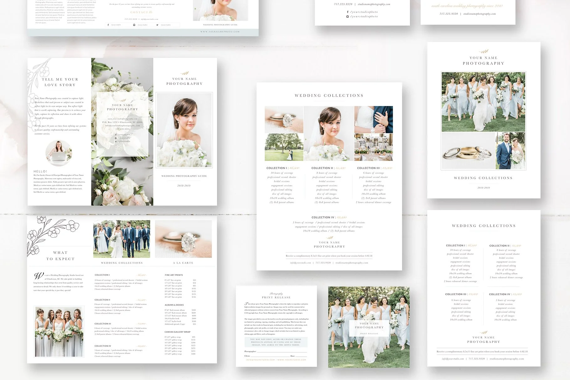 Wedding Photography Marketing Suite & Magazine Template