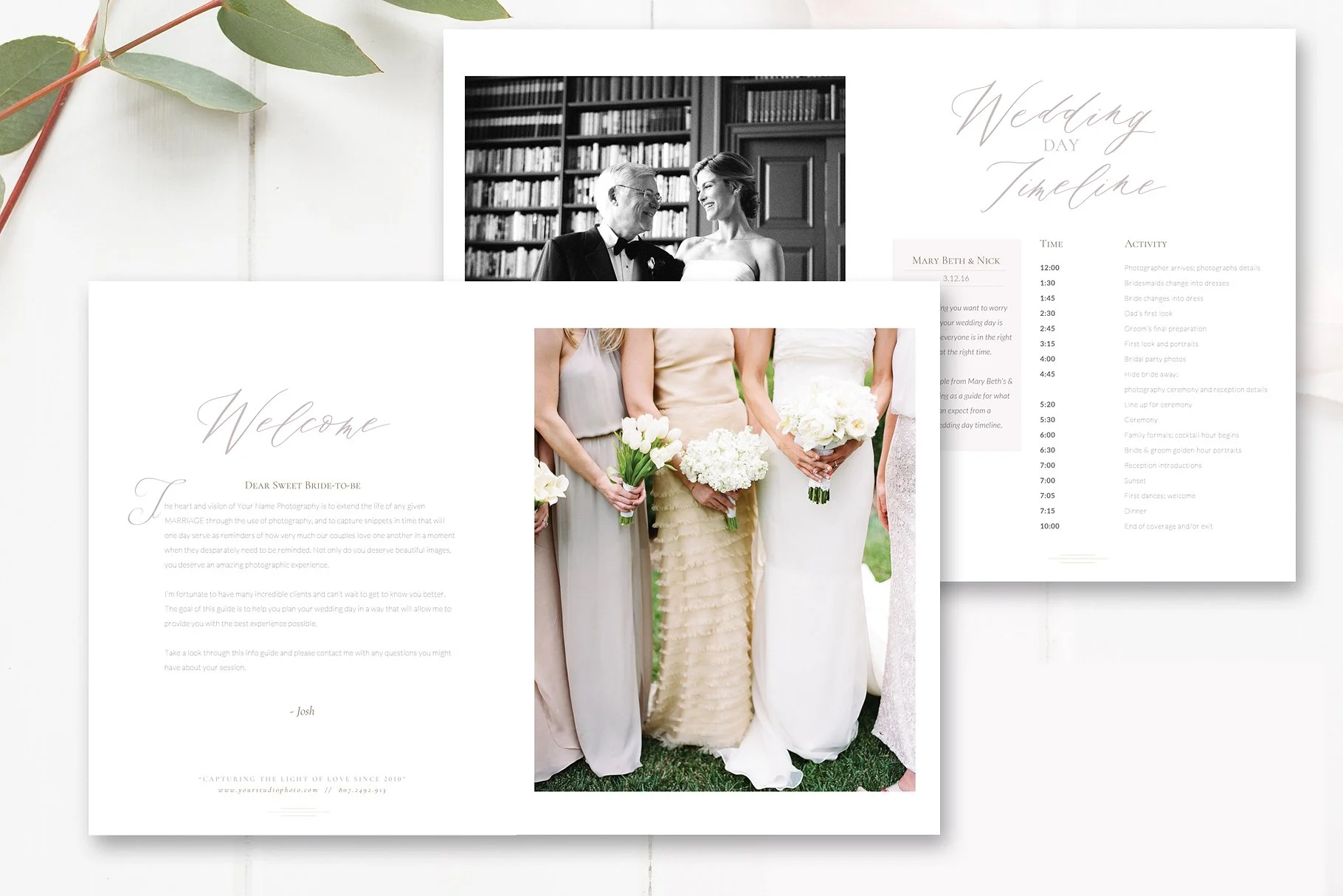 Wedding Photography Magazine Template