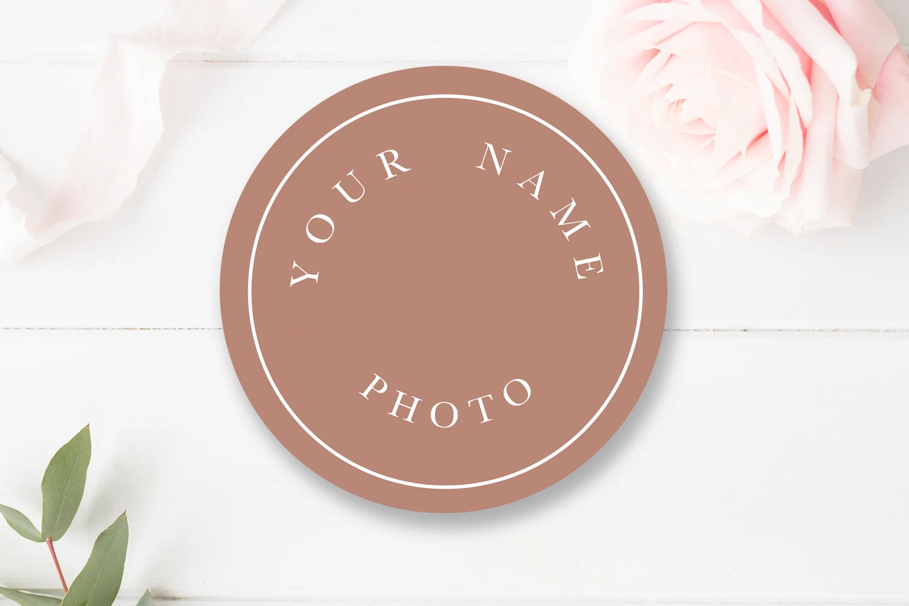 Sticker Templates for Photographers, PSD Templates