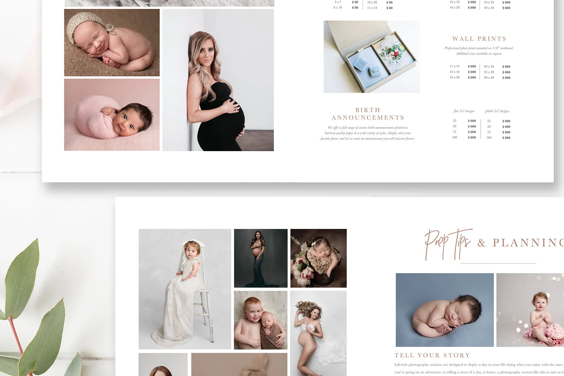 Lifestyle Photographer Welcome Guide, Photoshop Template