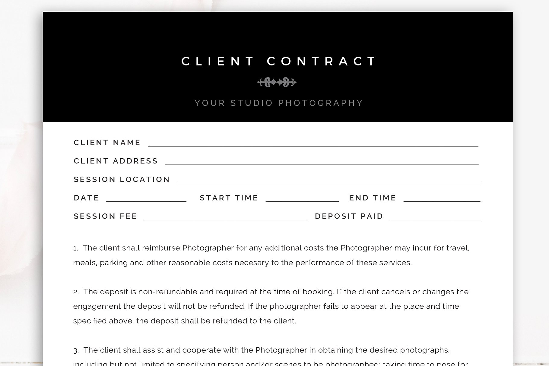 simple client contract template