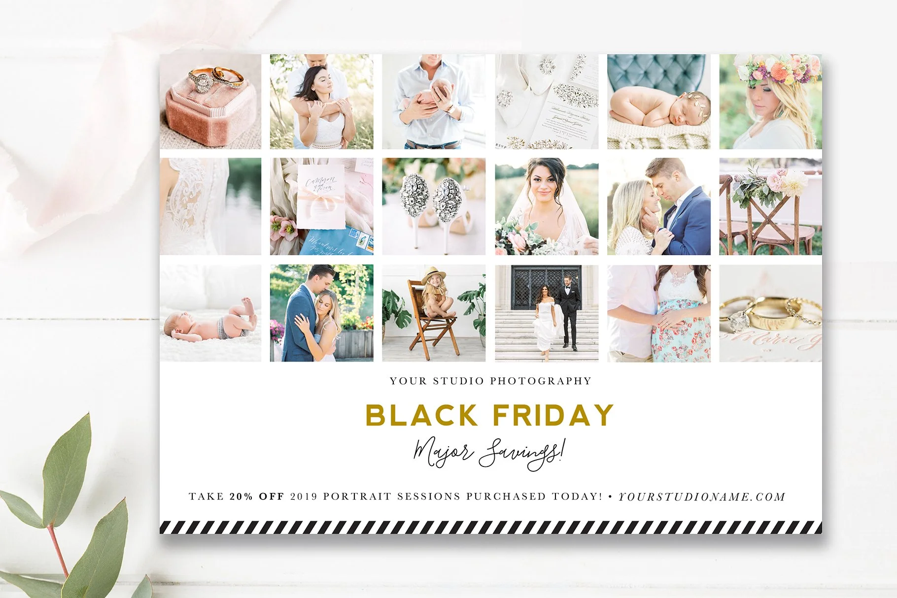 Black Friday Photo Template, Photography Templates