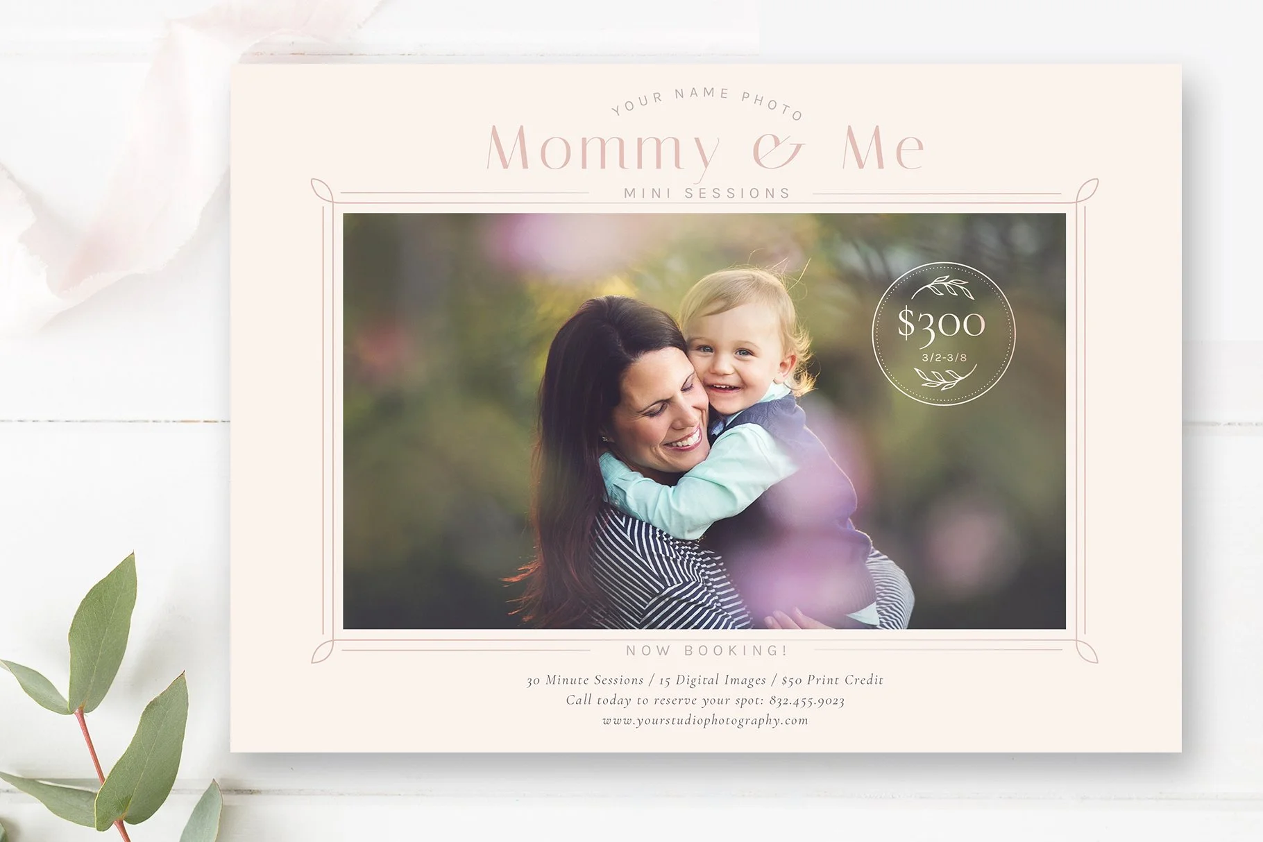 Mommy & Me Template, Mother's Day Marketing Board