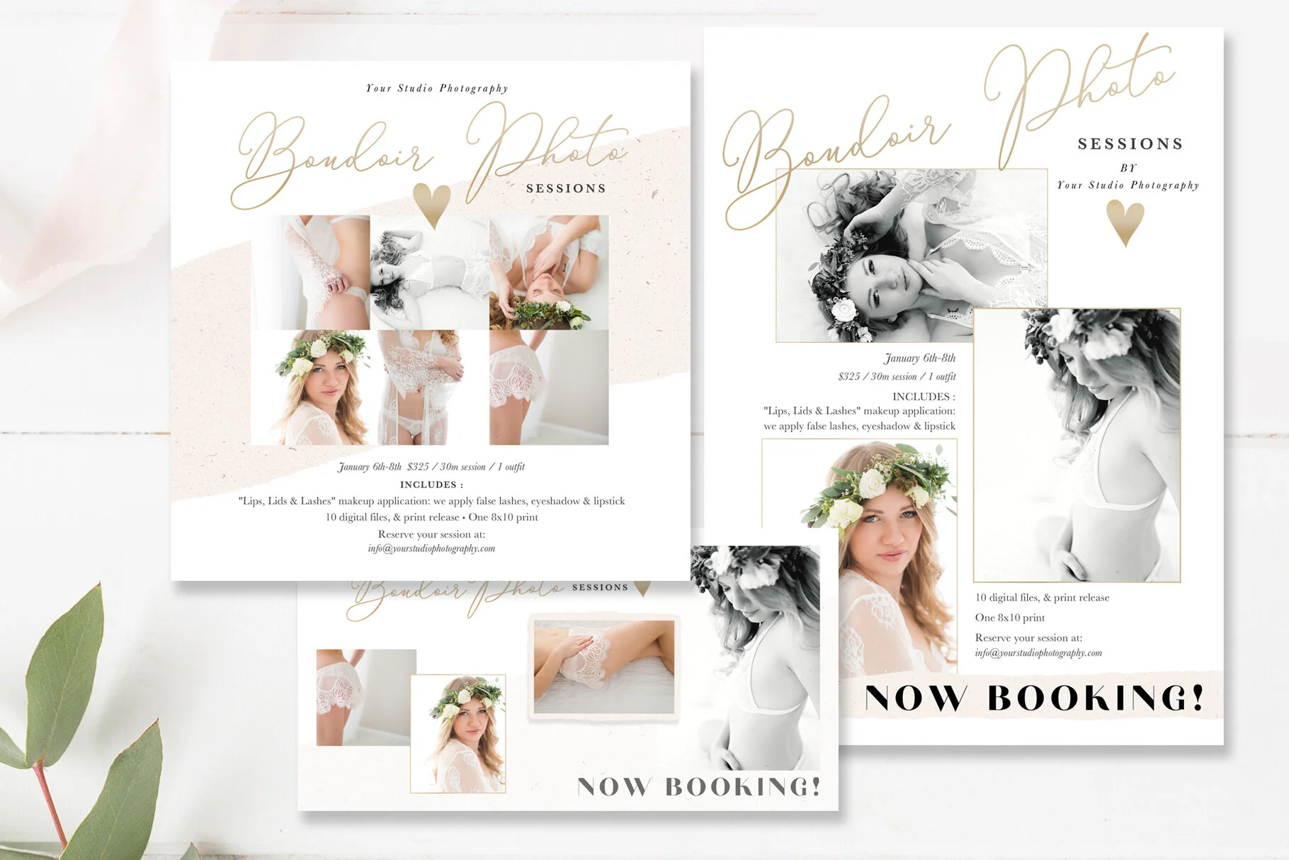 Prof. Written Boudoir Marketing Set for Photographers Photography