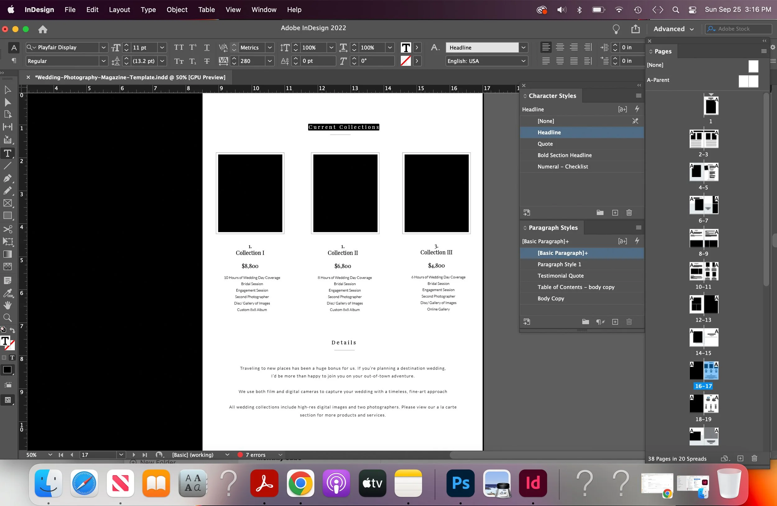 Business — Blog — Photographer Templates