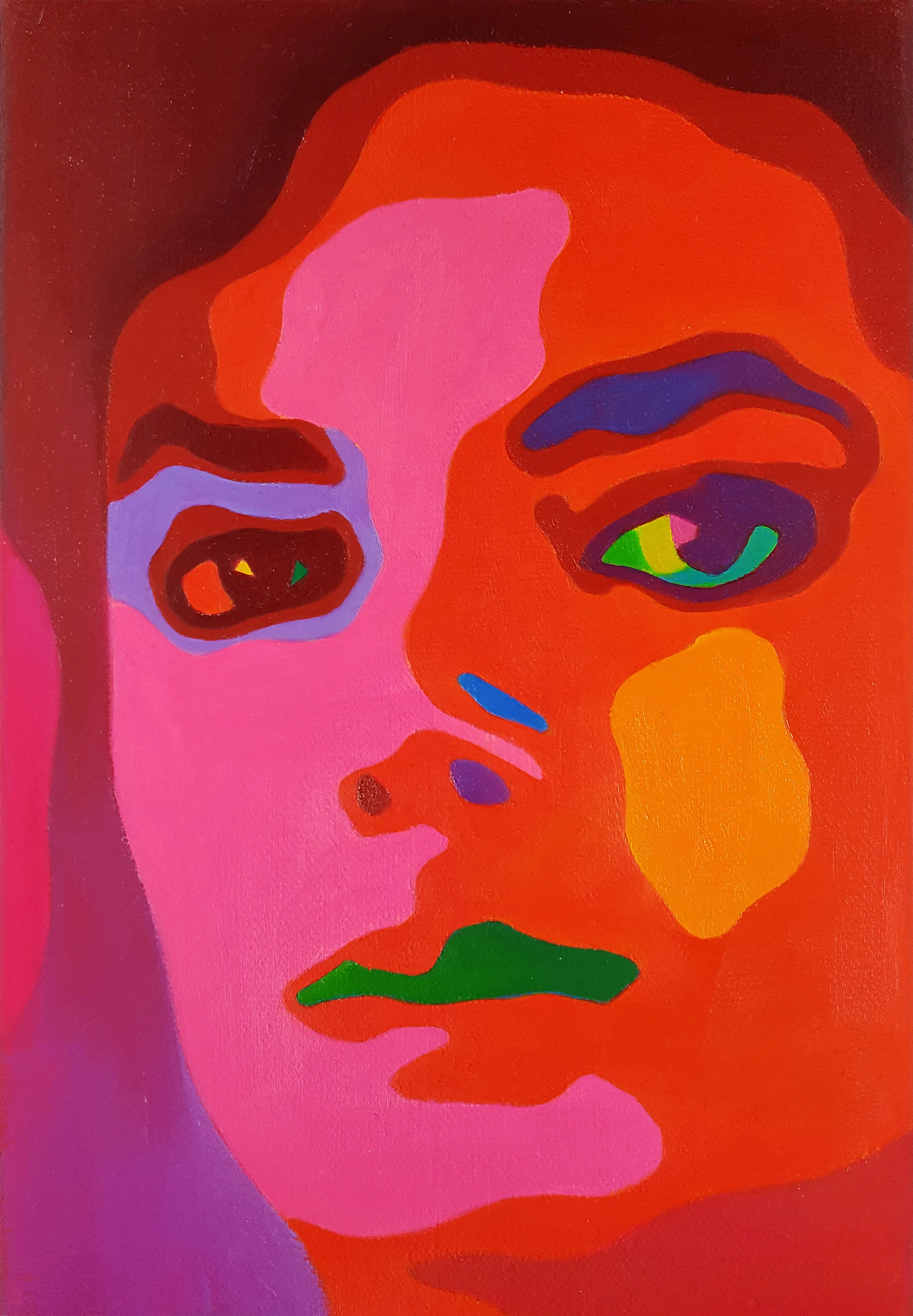 The aura-Michael 10"x7" oil on canvas