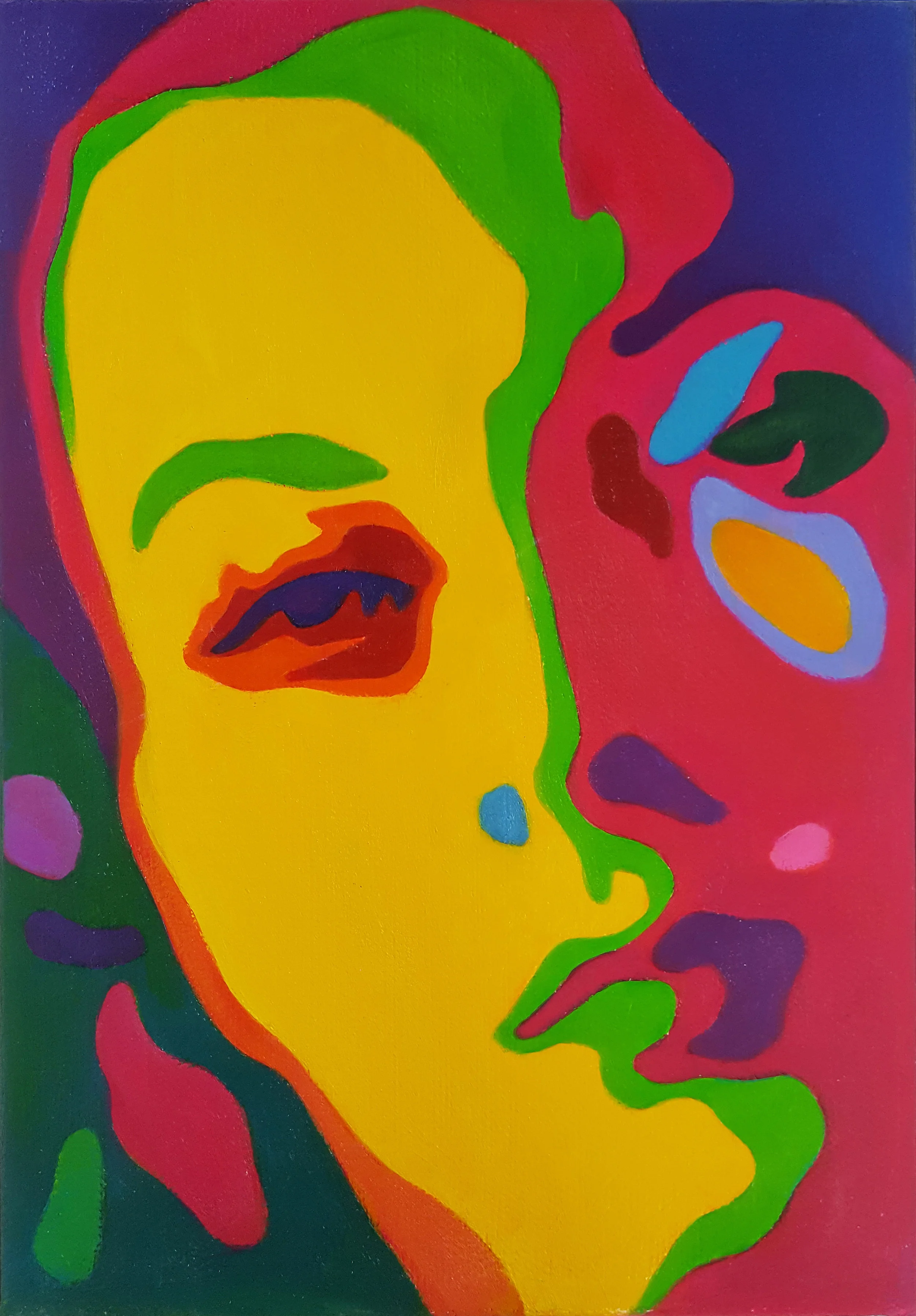 The aura-Vivien 10"x7" oil on canvas