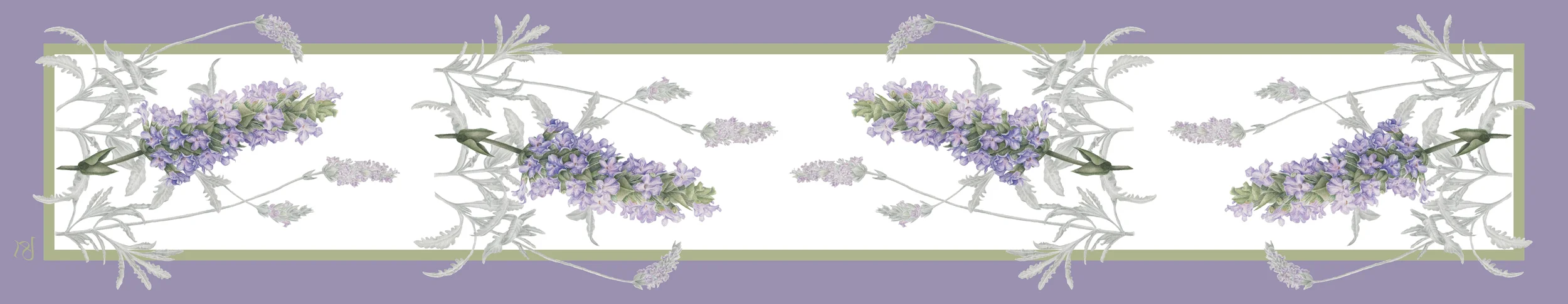 Lavender Silk Scarf