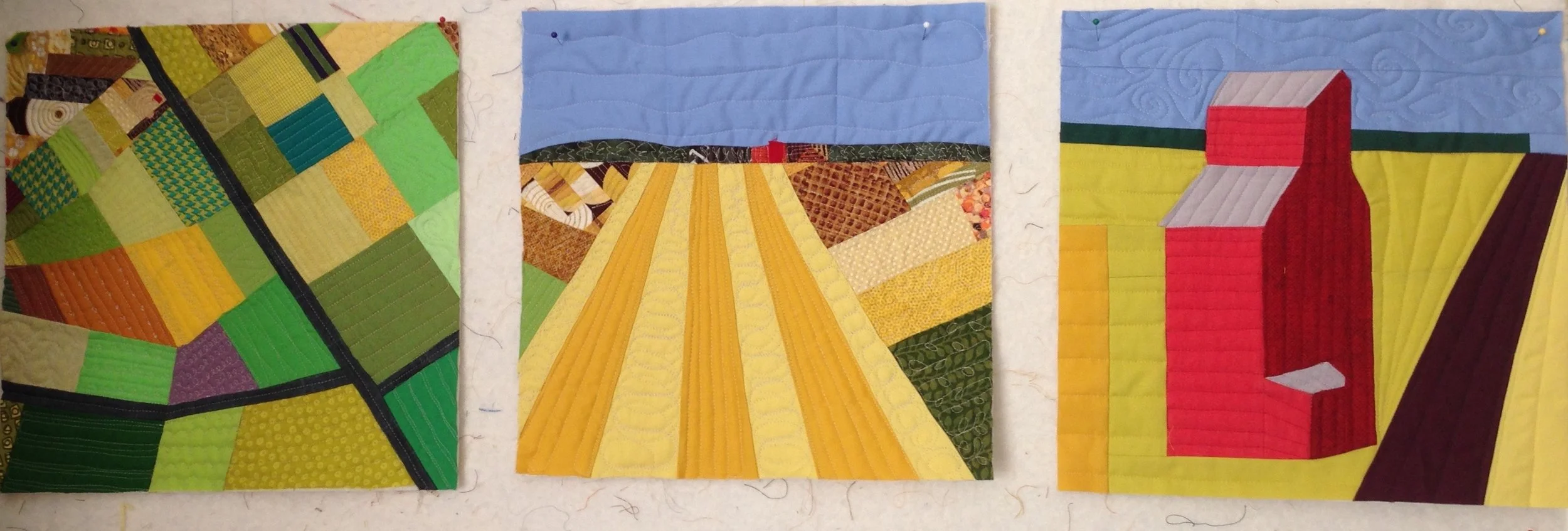 Grain Elevator Perspectives (triptych)