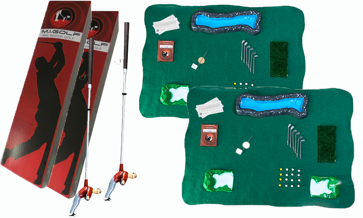  Mini Golfing Man Indoor Golf Kit, Indoor Mini Golfing