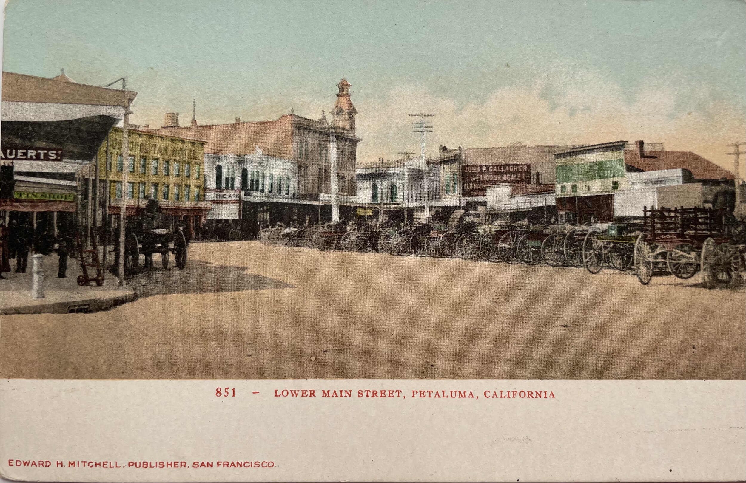 Lower Main Street, no date. Collection of Janet Gracyk