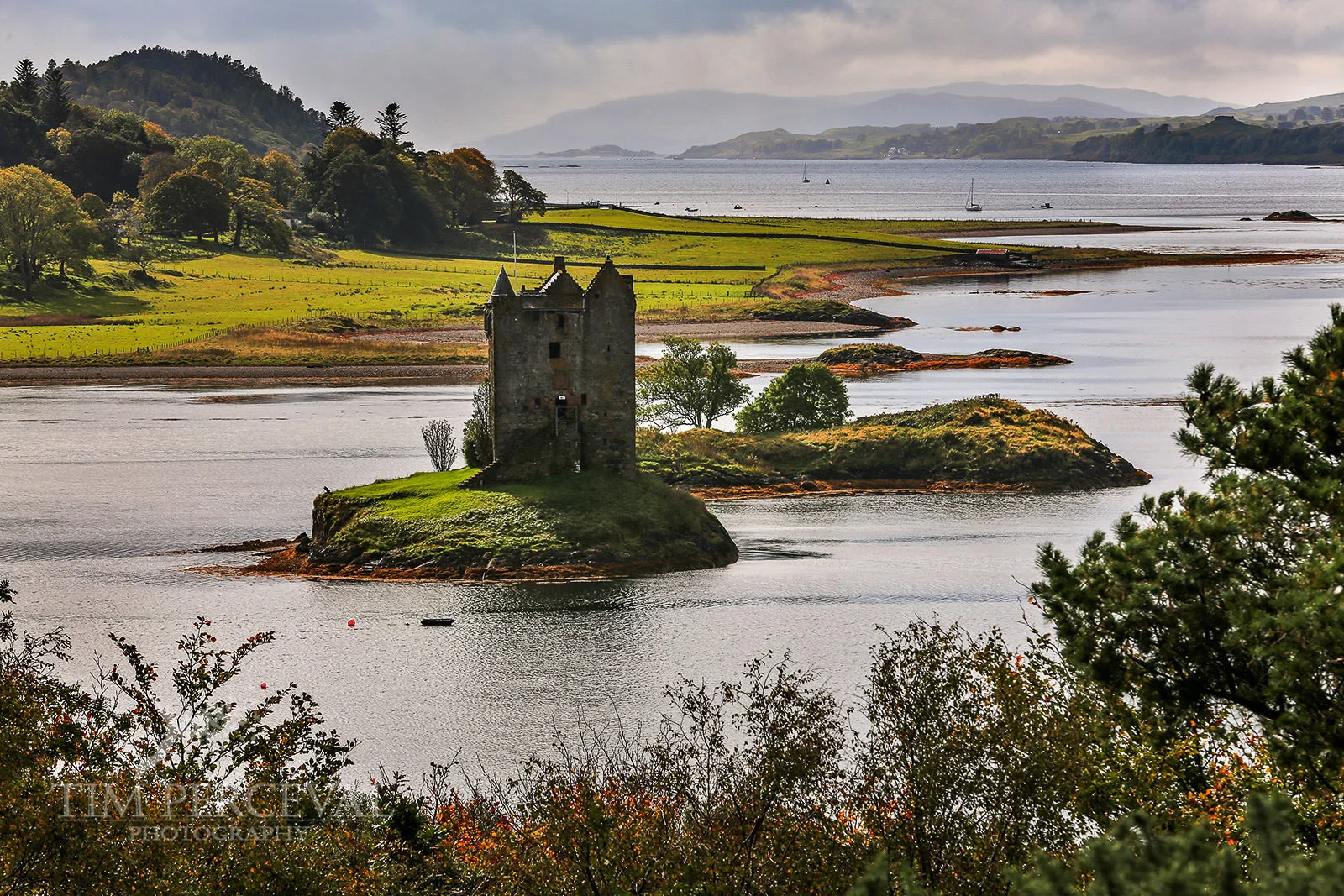 Castle Stalker at High Tide