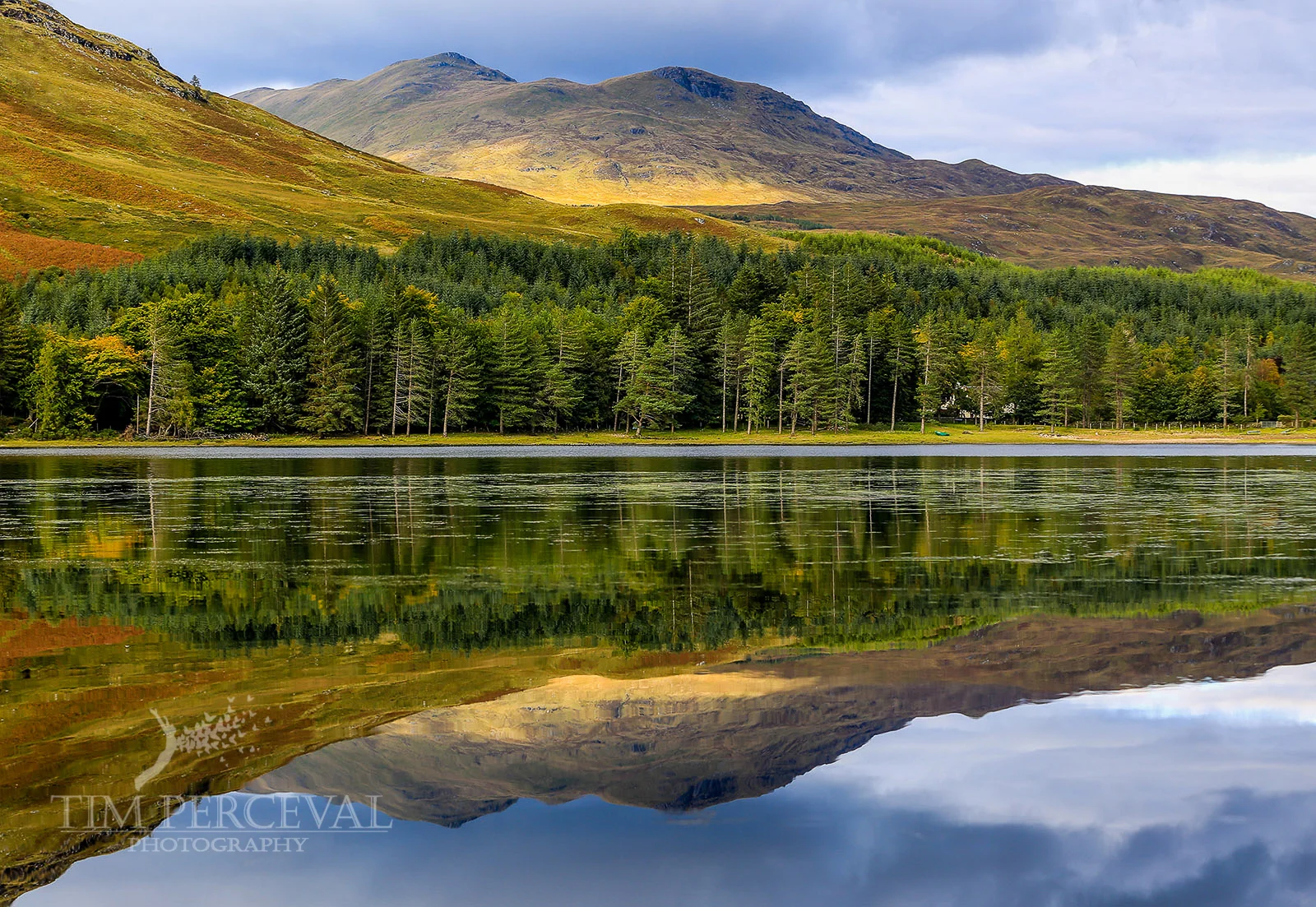 Loch Lubhair calm reflections