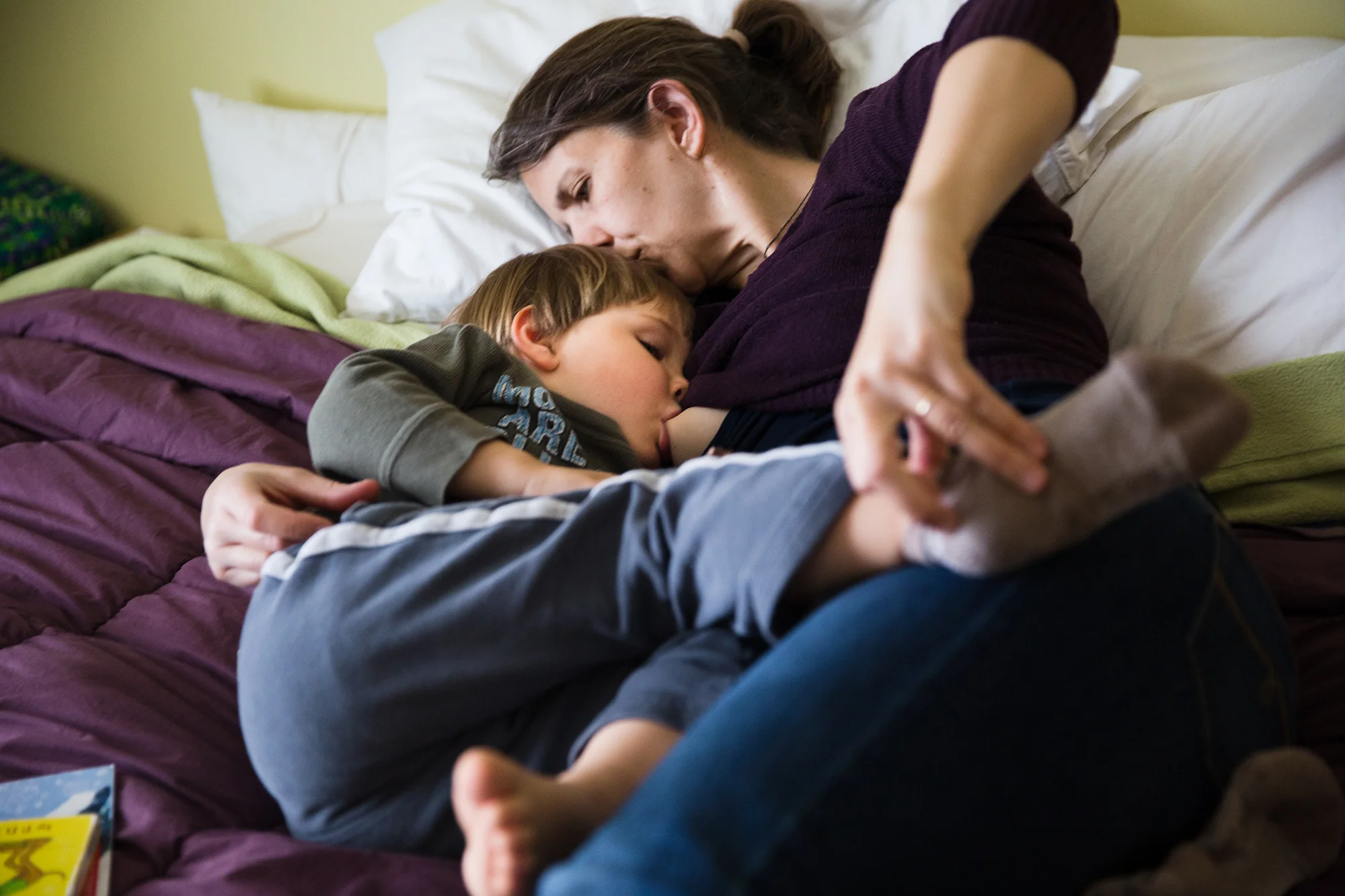 Suzie & Sam"Dear Sam, I never thought we would "do mimi" (nurse) for 3.5 years!!! But it is fading away, and I know it will soon come to an end... Since you nursed so long, you might later still remember mimi, perhaps a little, and I hope it is …