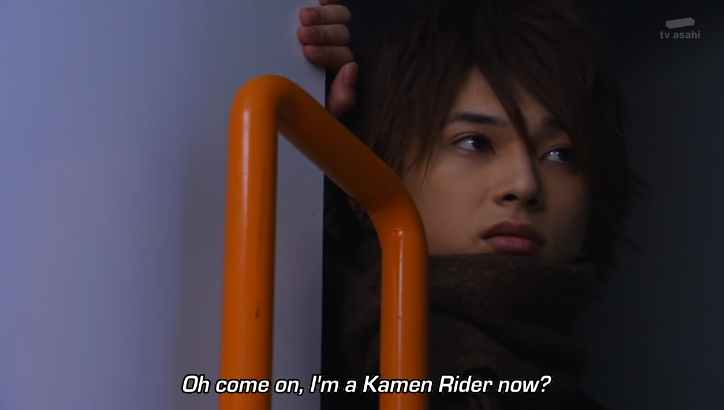 Kamen Repriser Fourze 10: Kamen Rider Spongebob episode artwork