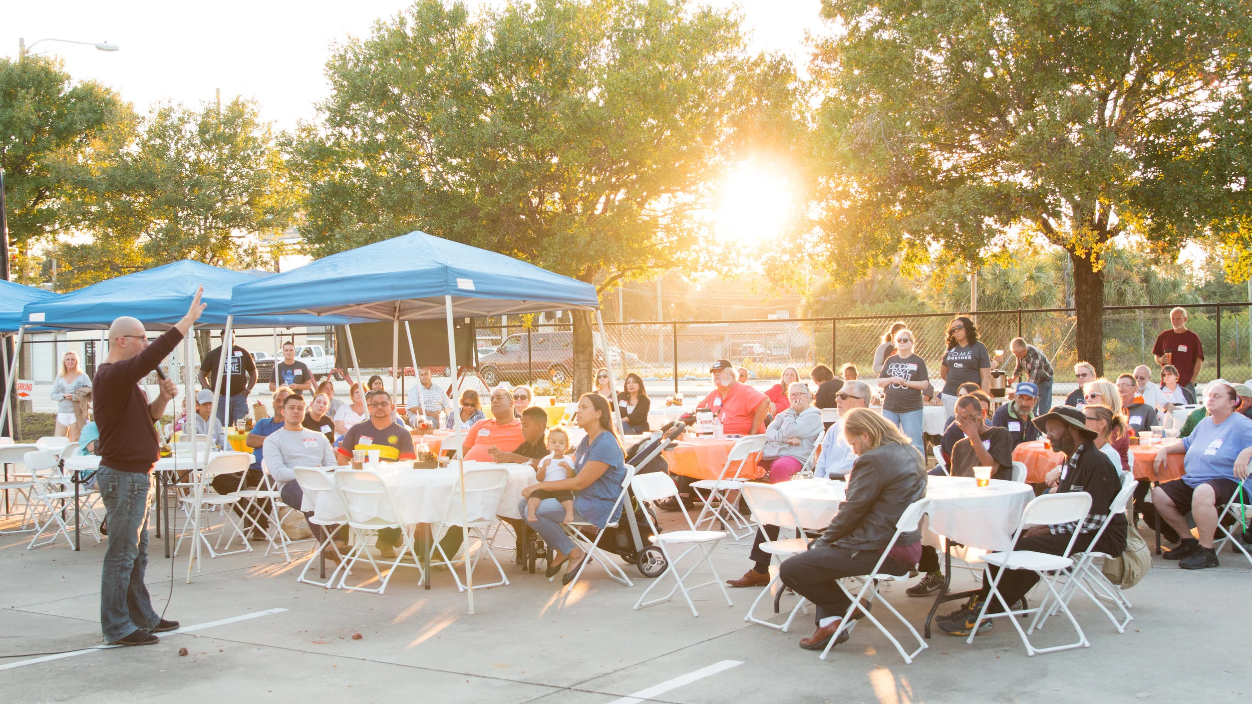 FAIRVILLA OUTREACH Our homeless ministry provides weekly worship services and meals, job application help, government program assistance and fun holiday events for those less fortunate in downtown Orlando. 