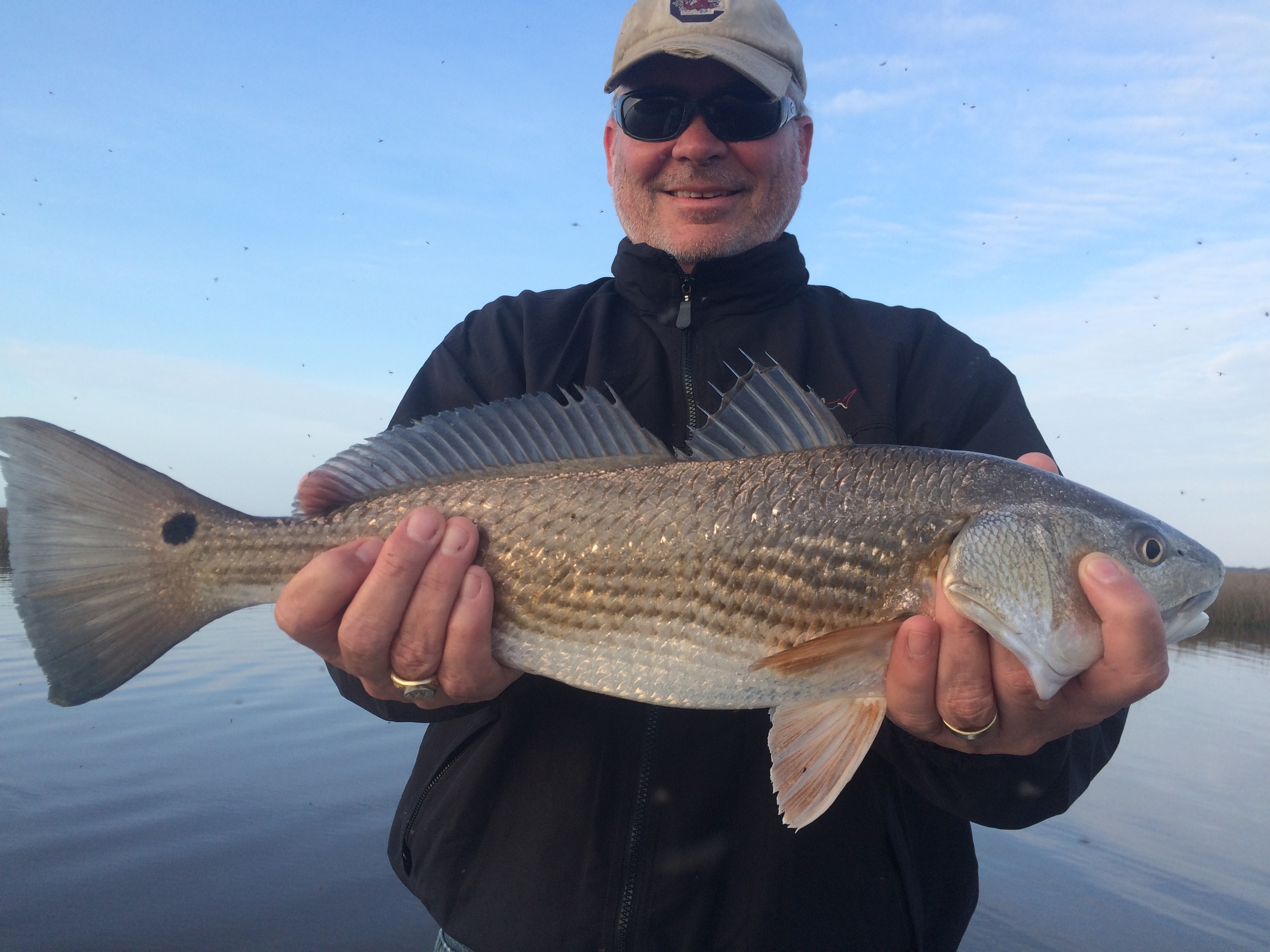 A red drum from one of our trips in April, 2015