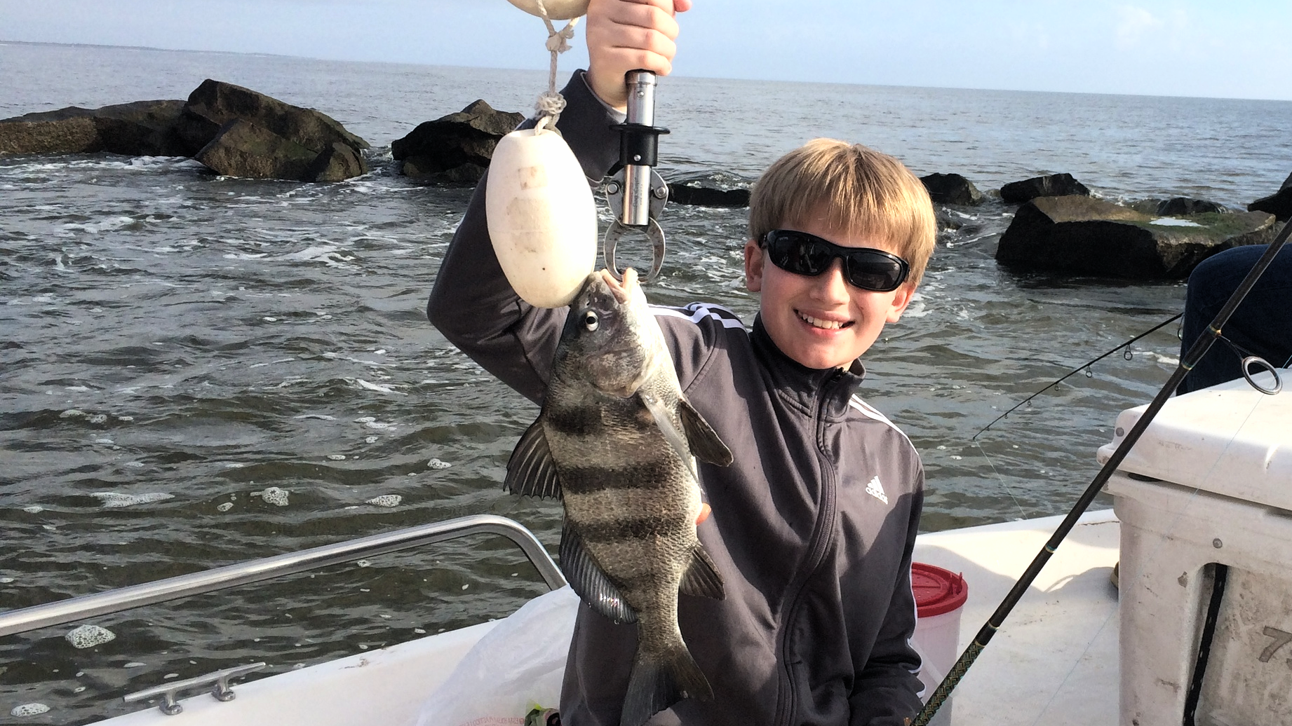 A black drum one of our fisherman caught in April, 2016.