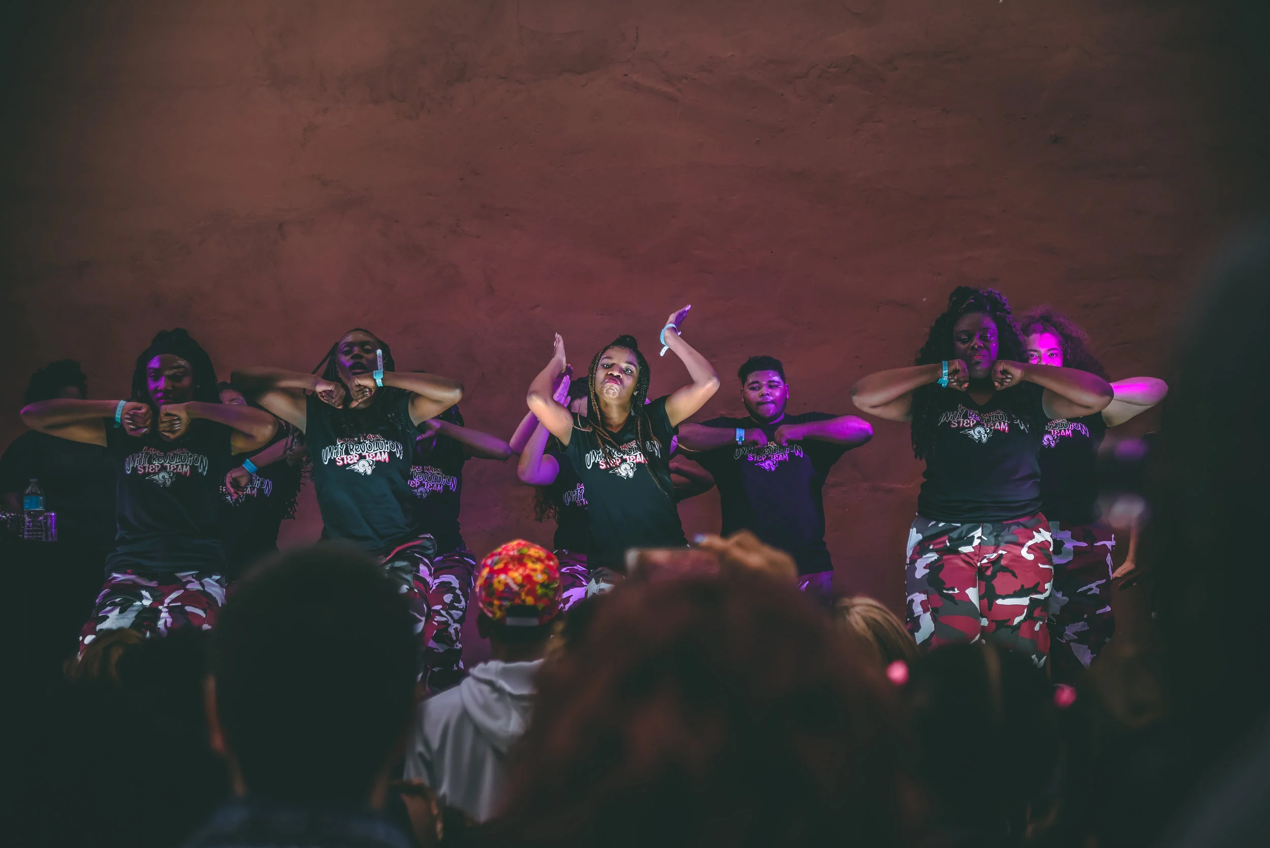 The Lake Mary High School Step Team (photo : Charles Schuett)