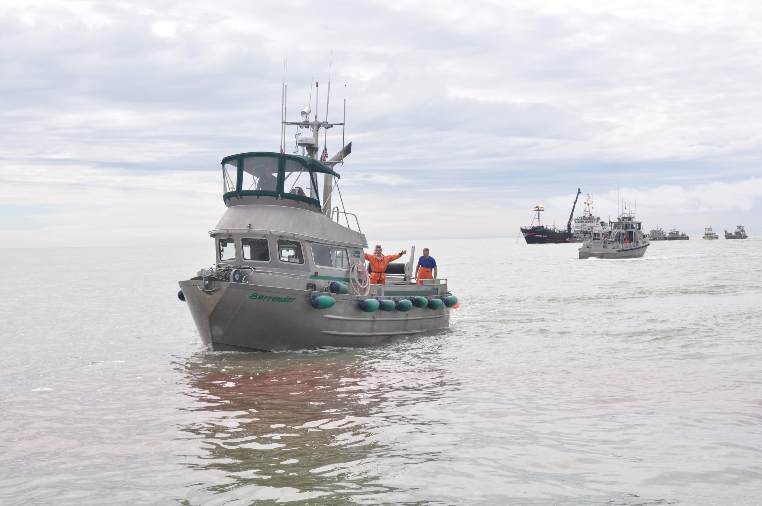 Our salmon is caught on our family's boat, the F/V Surrender