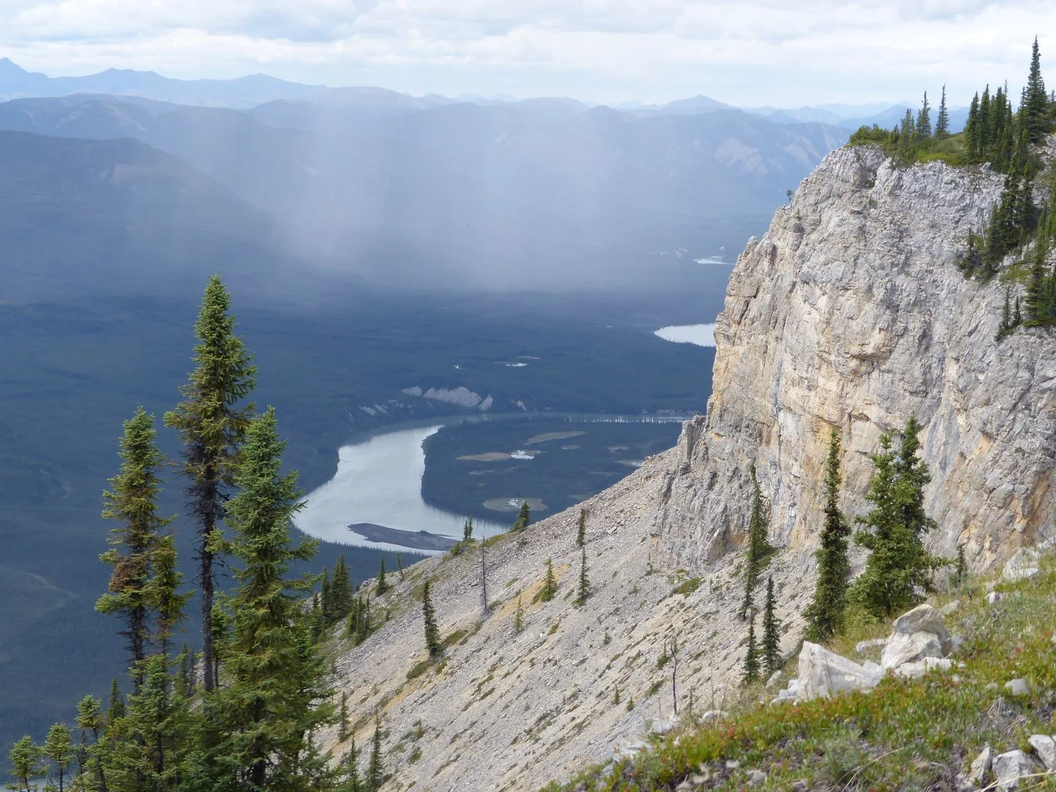 A view from Sunblood Mountain, Nahanni National Park and UNESCO World Heritage Site.
