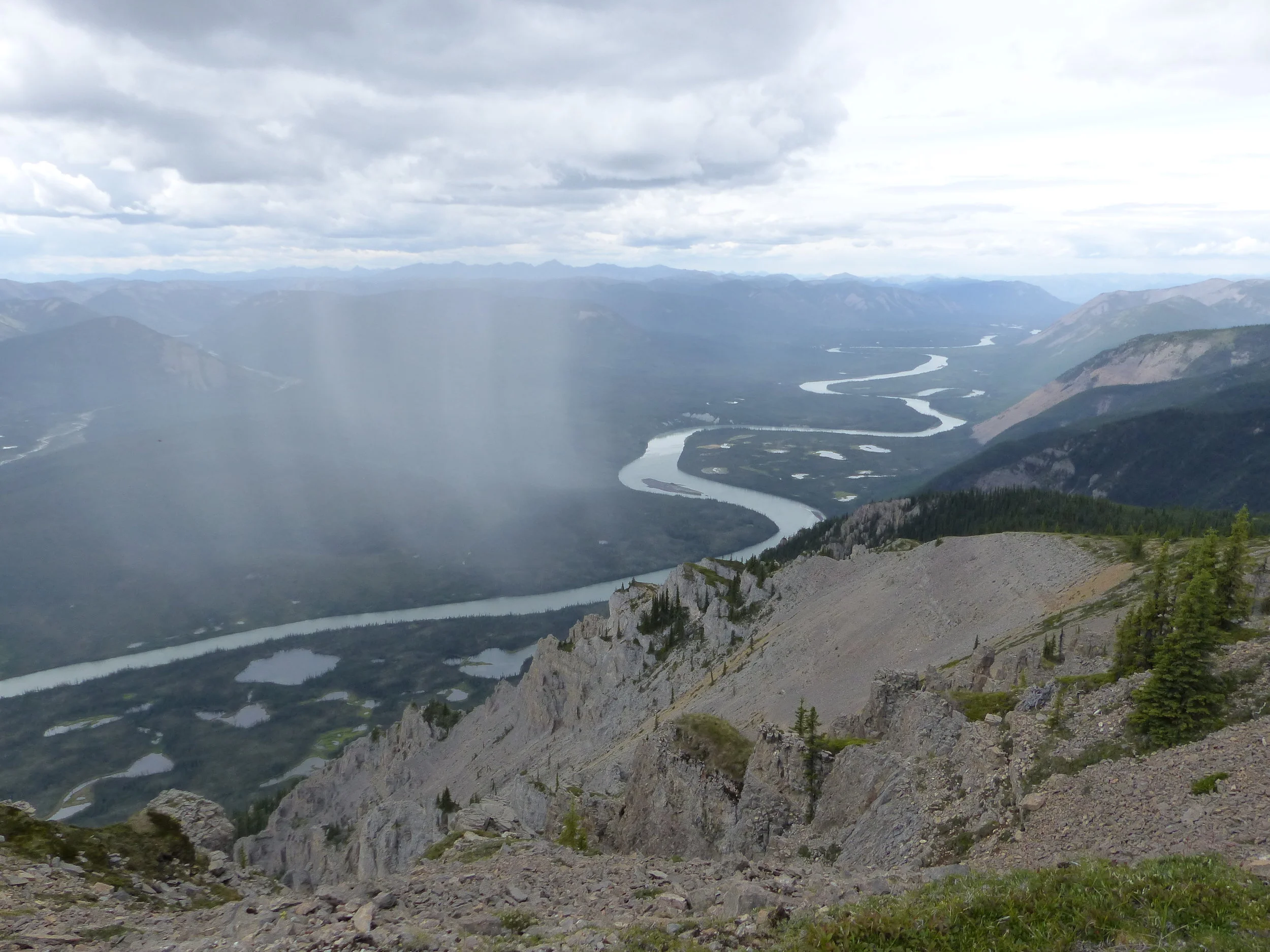 The ribbon of the Nahanni River.
