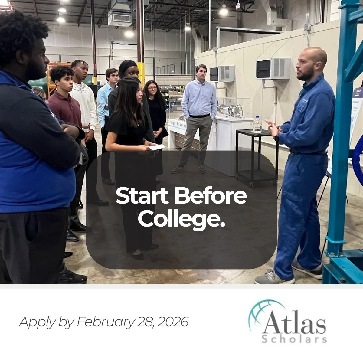 Most students wait until college to get serious.

Atlas Scholars starts earlier.

Mentorship. Real-world exposure. Professional growth.

If you&rsquo;re a sophomore ready to level up, apply.

📌 Deadline: February 28, 2026
www.atlasscholars.org/apply