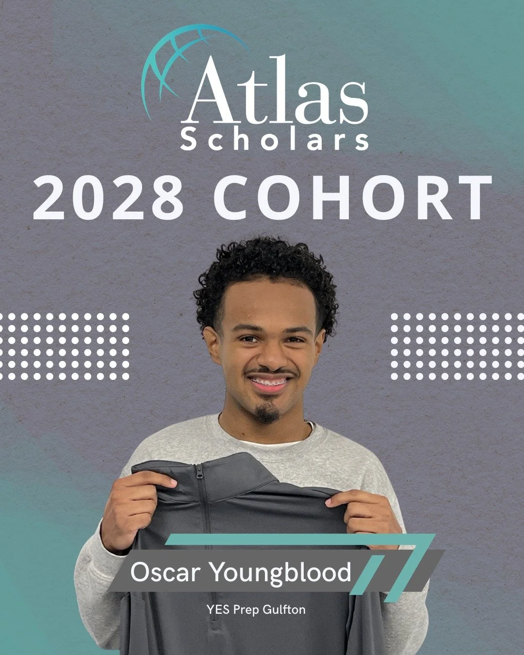 Our final member of the Class of 2028 Cohort is Oscar Youngblood! Oscar is looking forward to the development opportunities which will help him become a more effective communicator!