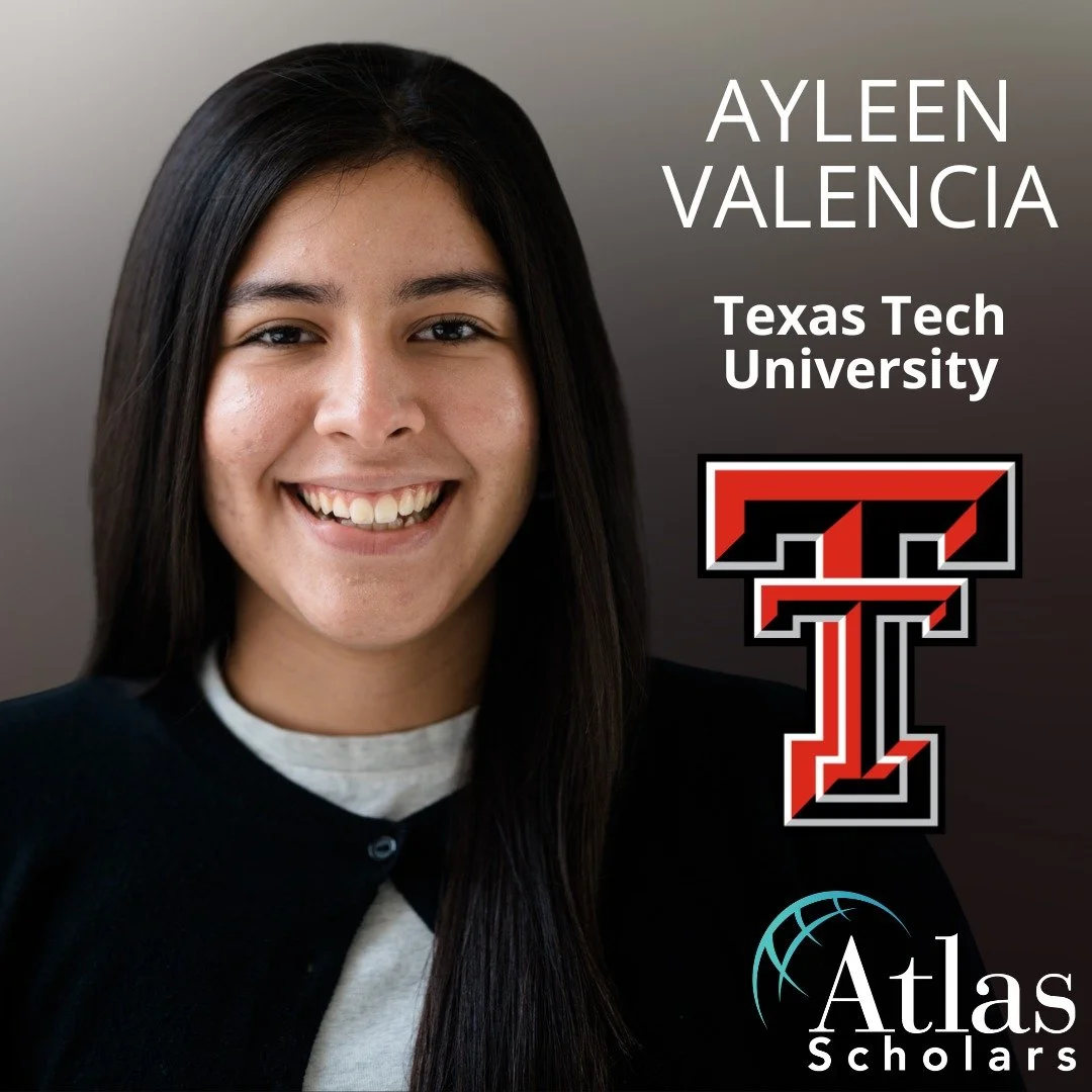 Our final Scholars from the 2026 Cohort that we are celebrating are Ayleen, Rocio and Liz!

Ayleen is graduating from Westchester Academy for International Studies and is attending Texas Tech University where she is most excited to build her network 