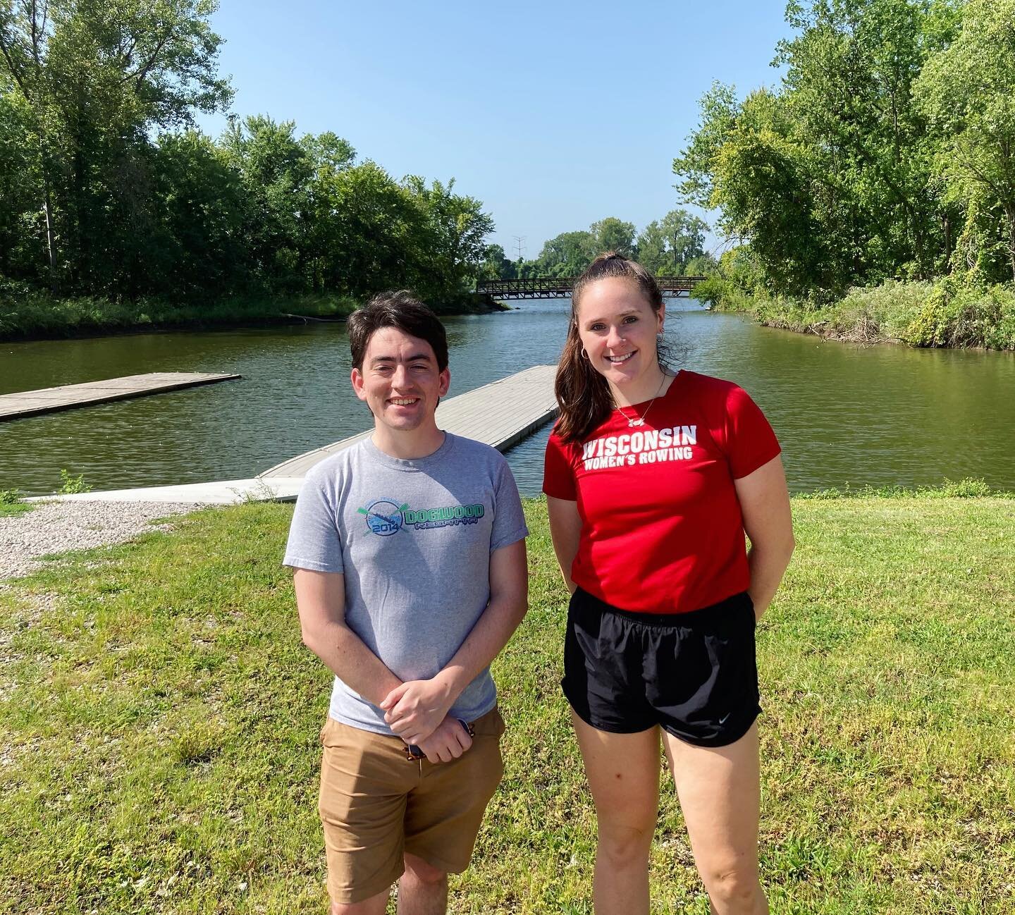 Meet our new assistant coaches!!! Andrew Grant coxed for SLRC way back in high school before coxing at Syracuse 💪then coaching at Le Moyne College. These days he works as a cartographer 🗺. Carissa Witthuhn Rowed at the University of Wisconsin-Madis
