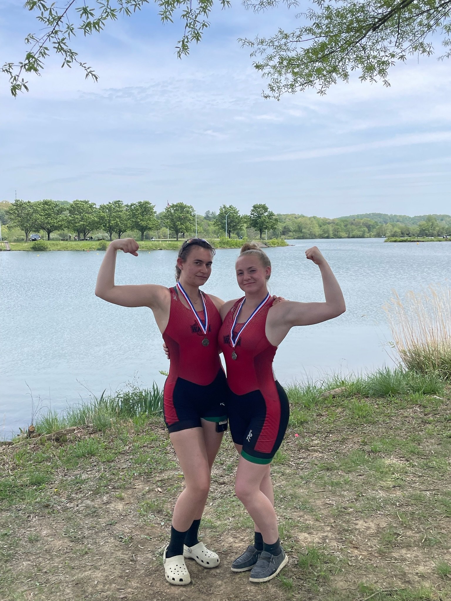Siri R and Aleeya S flexing at SIRA