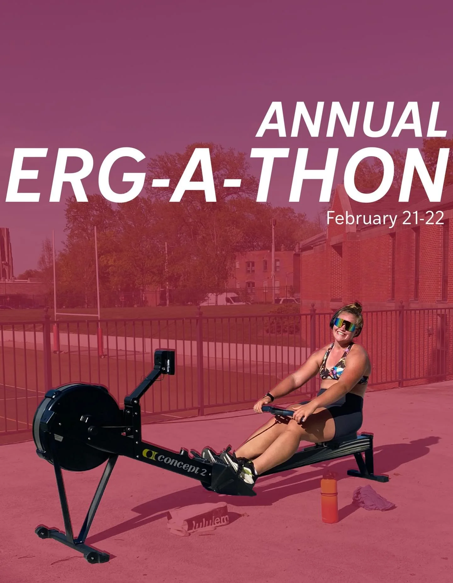 Stop by our annual 24-Hour Erg-A-Thon fundraiser this weekend on the South40! We are rowing at the Clocktower from Saturday 12PM to Sunday 12PM 💪 the DONATION LINK is available in our bio‼️