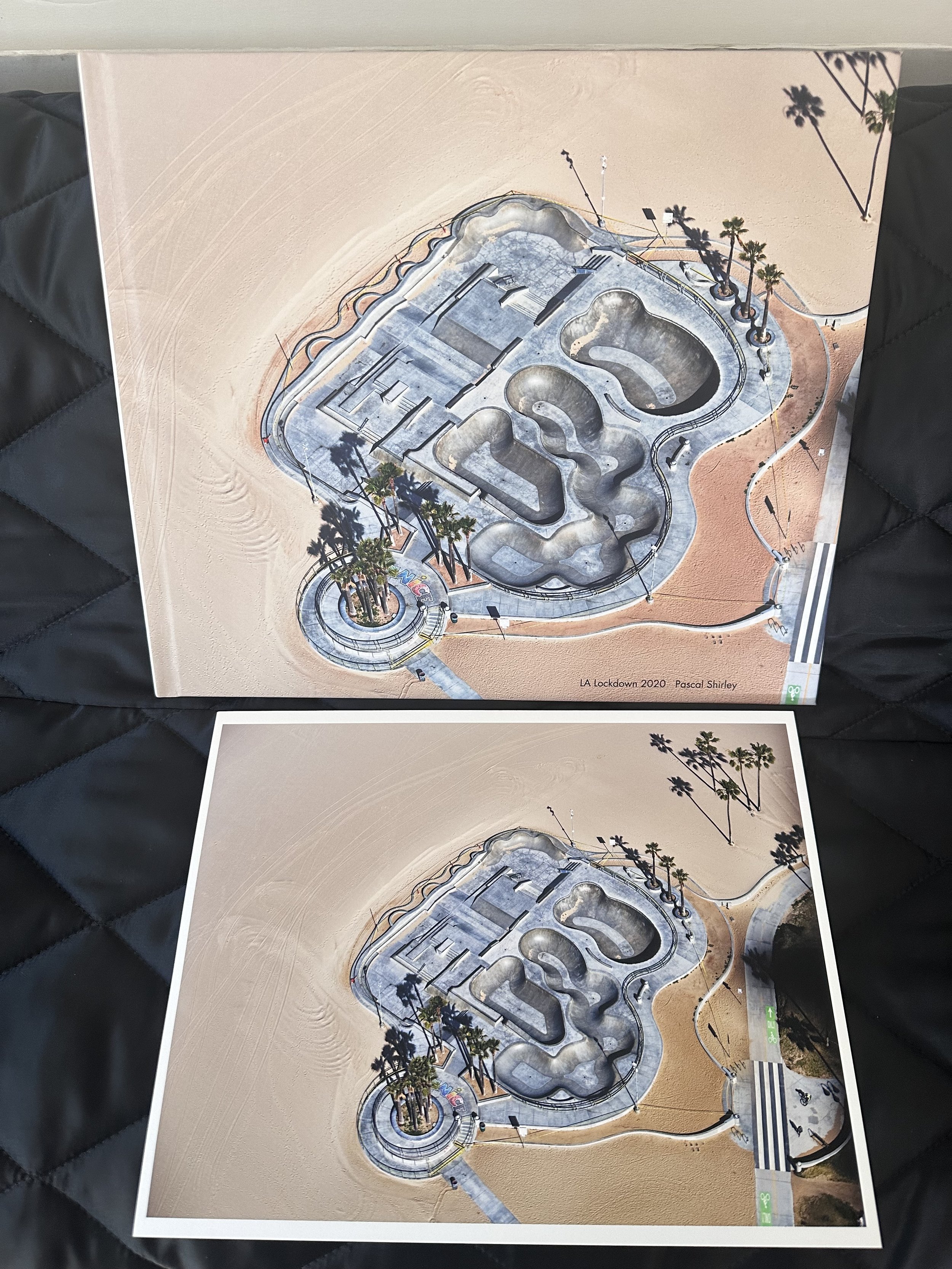 LA Lockdown 2020 Book with one 8x10 inch Archival Print (Seen in the photo)