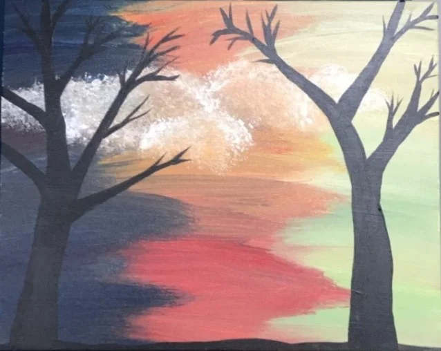 Sunset Trees