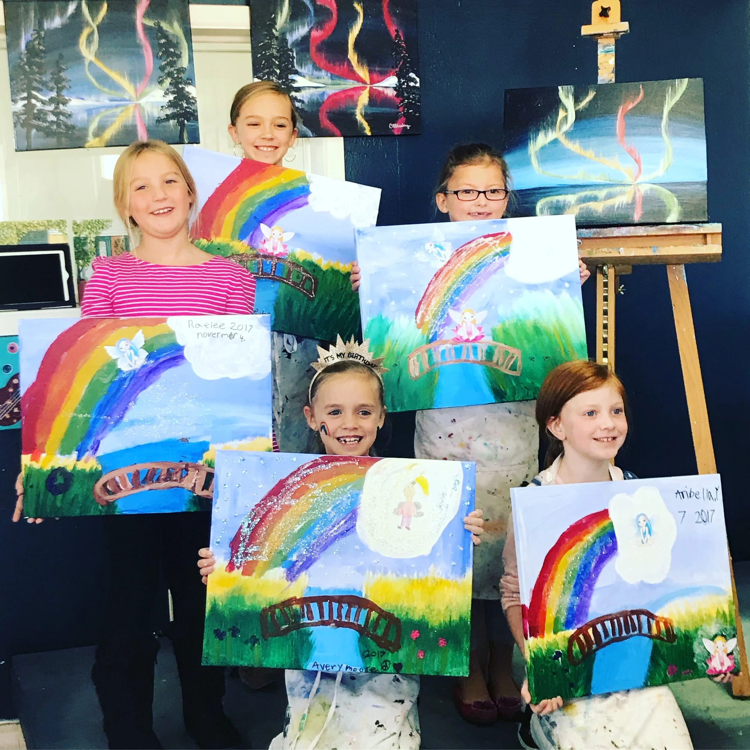 "Rainbow Fairy Bridge" birthday