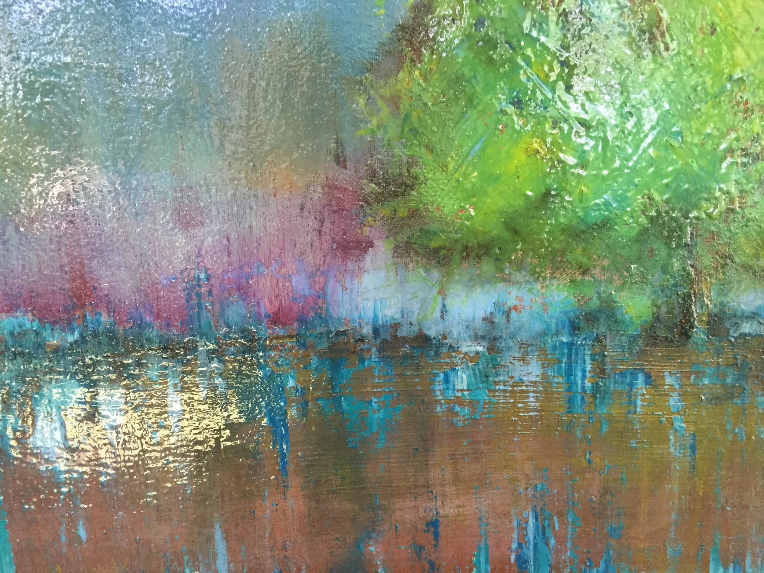 12" x 36" oil, work in progress