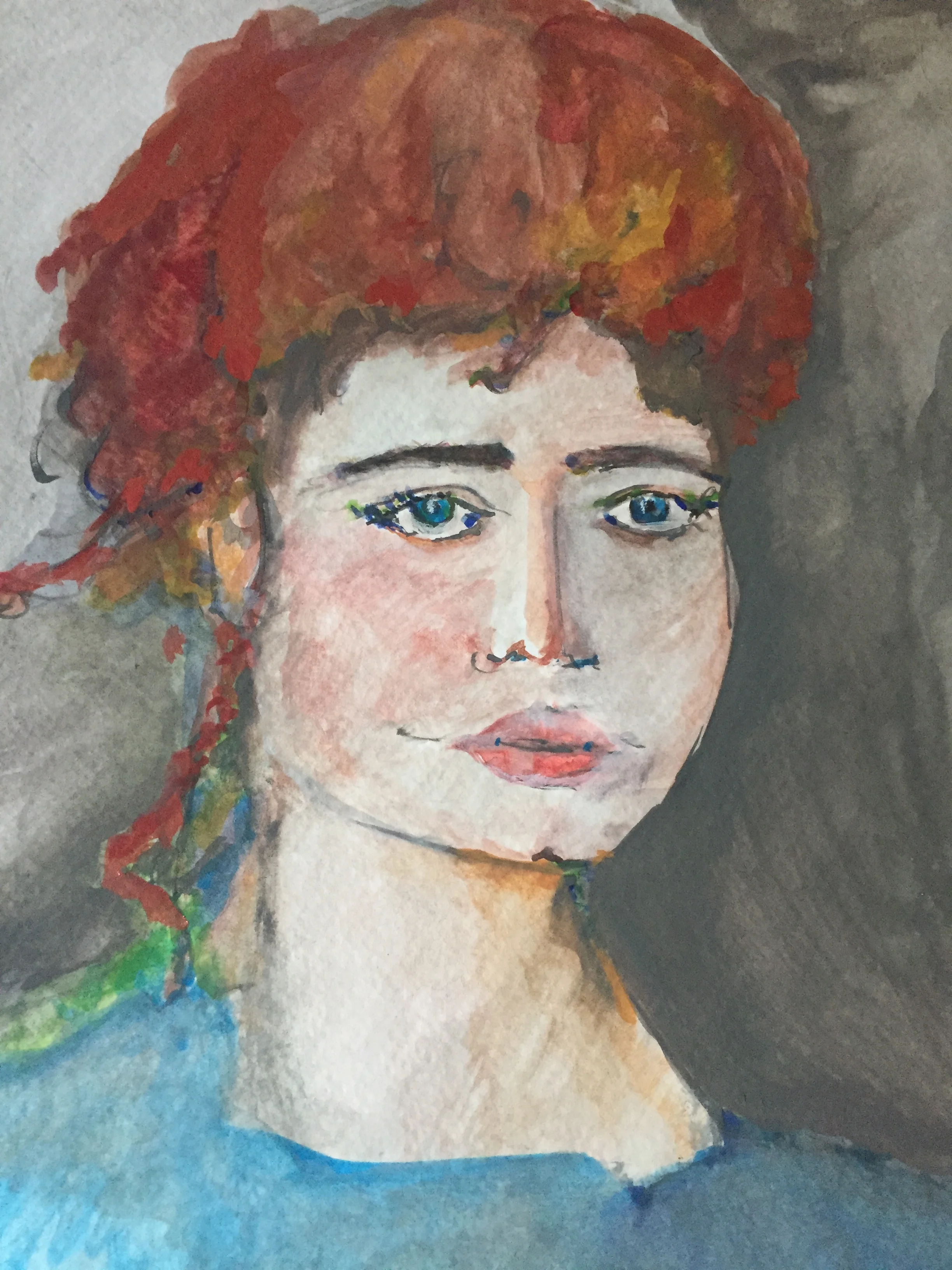 9" x 11" watercolour study