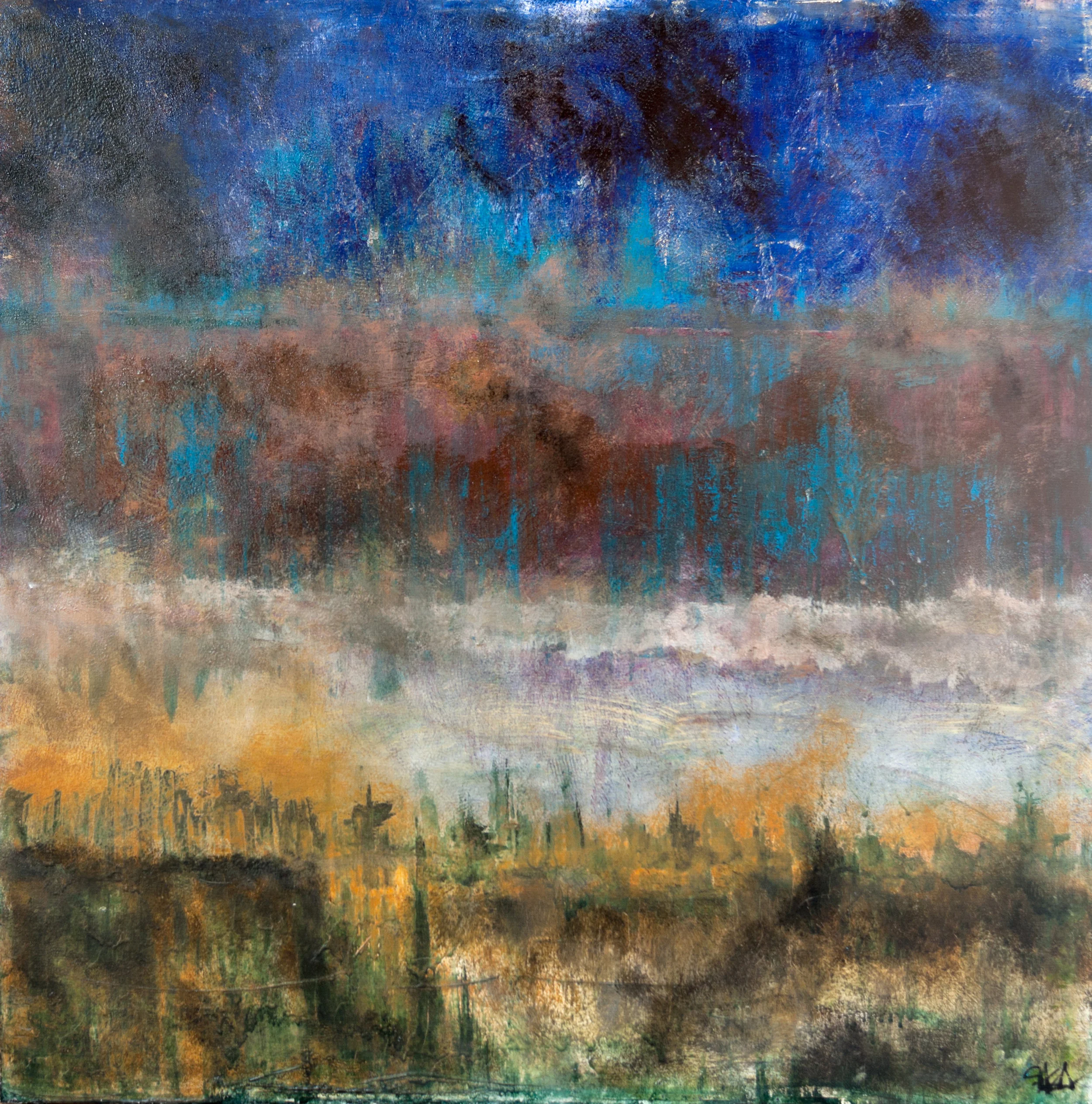 OIL ON CANVAS 40" X 40"