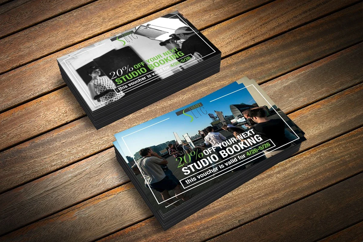  Studio LIC is a photography studio based in Queens, NY. As their print designer I created a visual system for promotional print materials.  
