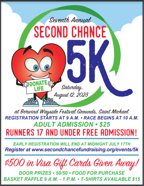7th Annual Second Chance 5K Run/Walk