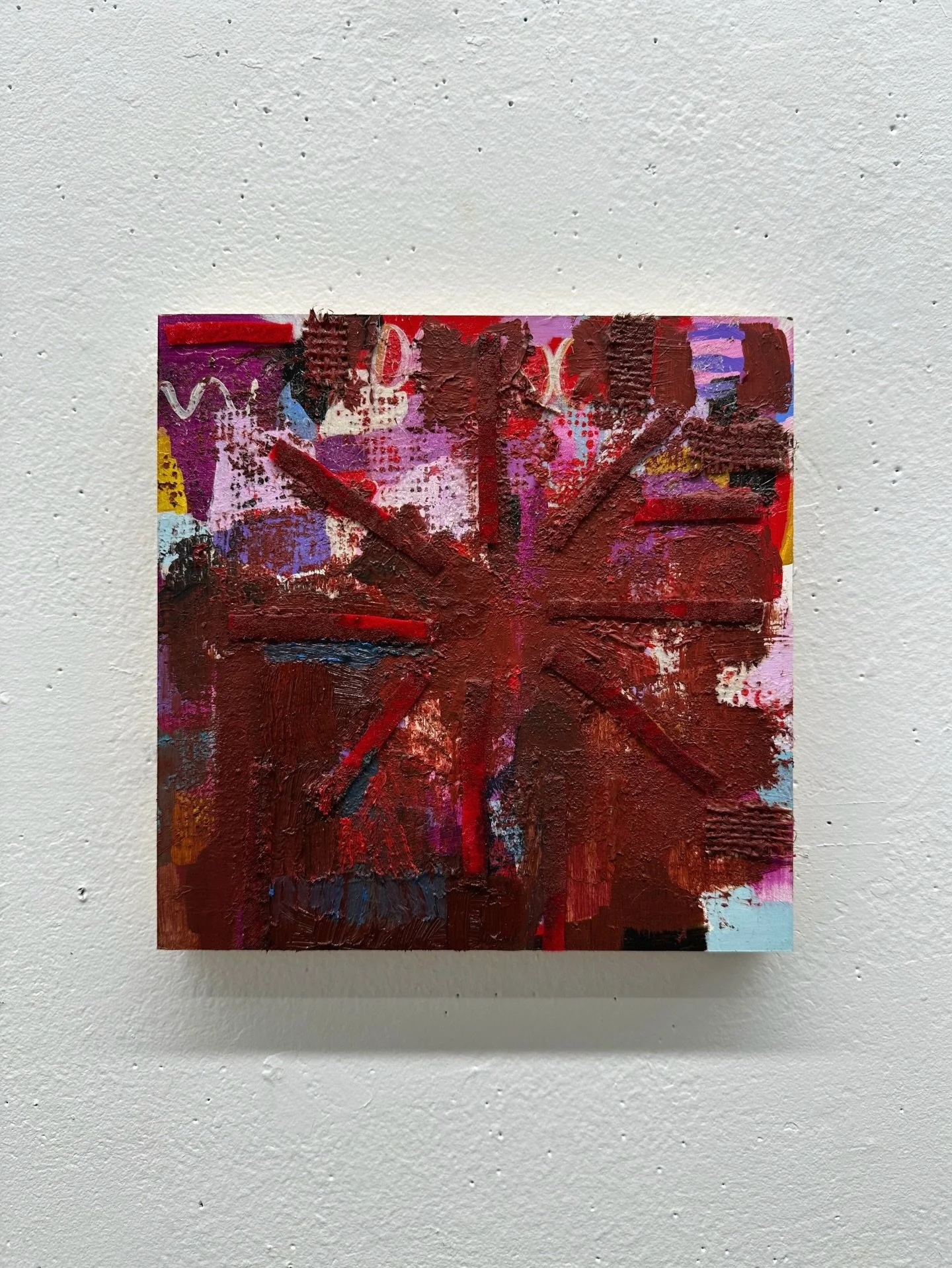 This piece can hold a wall. It&rsquo;s a big little painting. I brought this 8x8in painting in for critique and put it on the largest wall in the room. Literally, it was by far the smallest painting on the largest wall. And the *only* painting on tha
