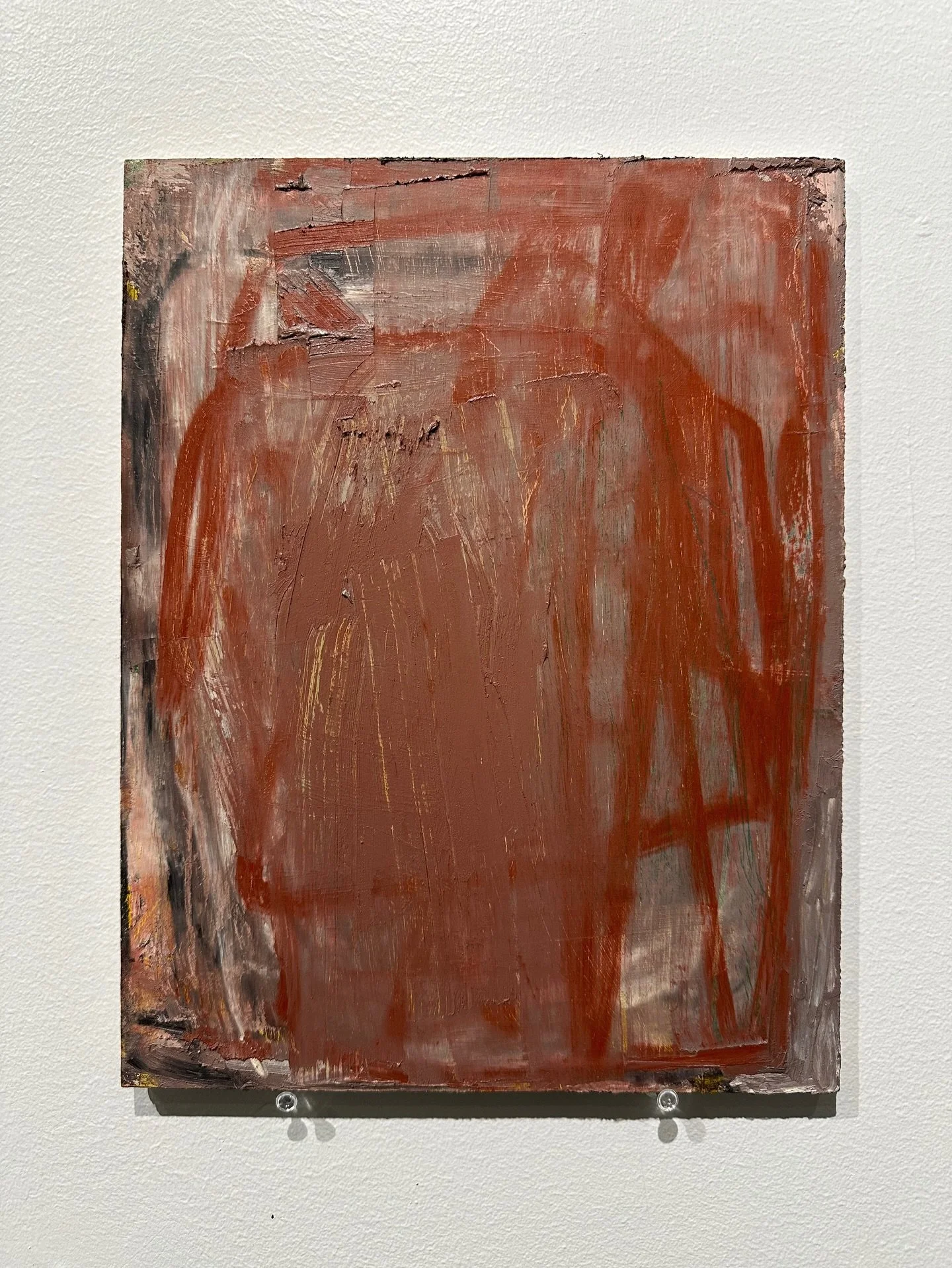 I titled this piece Mars, partly because I don&rsquo;t know where it came from and partly because that color is Mars red. This piece has a nice sense of space. It&rsquo;s part of a set of three panels and my favorite series from this past semester. 1