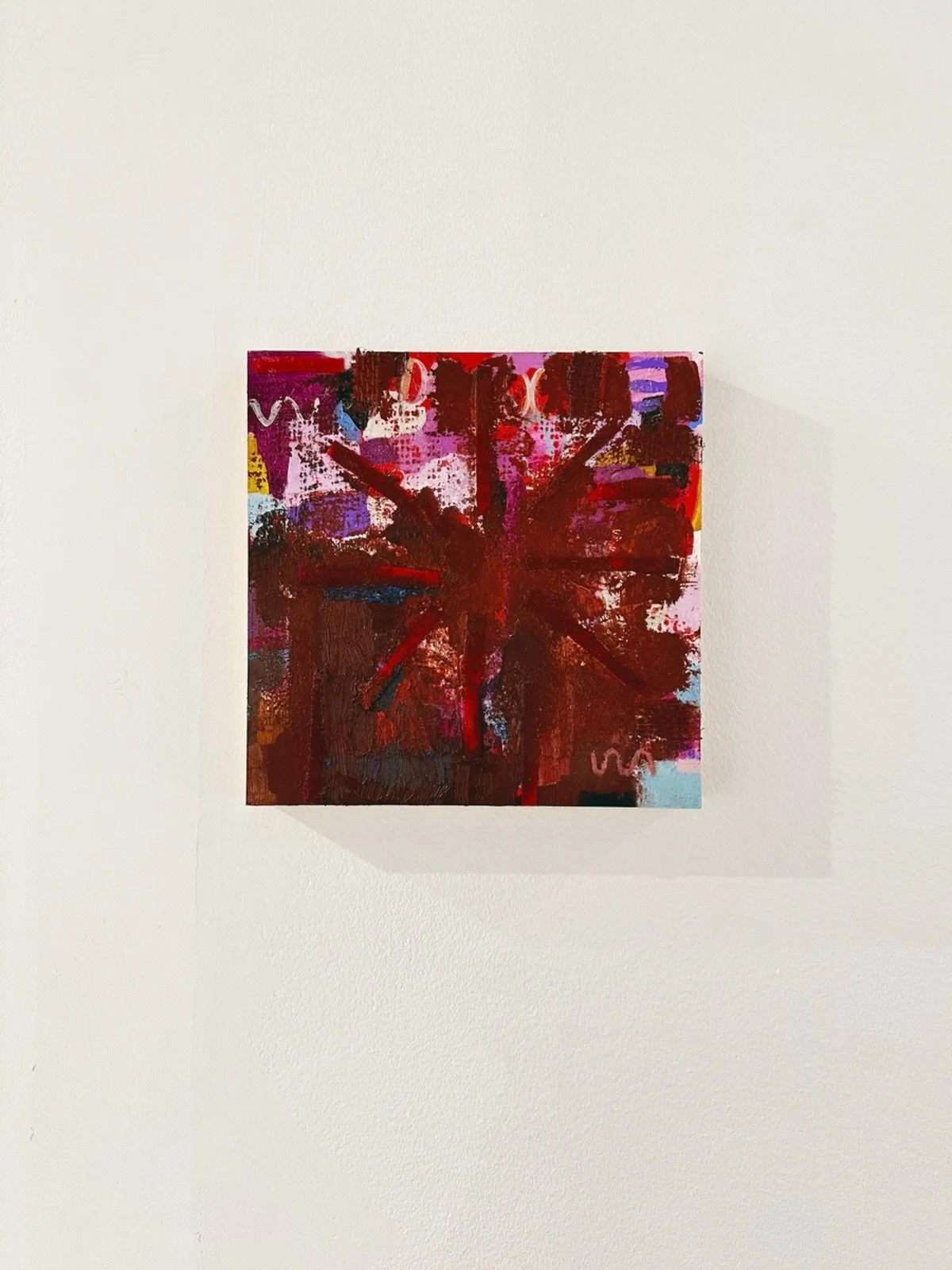 The opening piece to my main wall 🥰

#abstractpainting #saicgalleries #smallpainting #chicagoart #saic