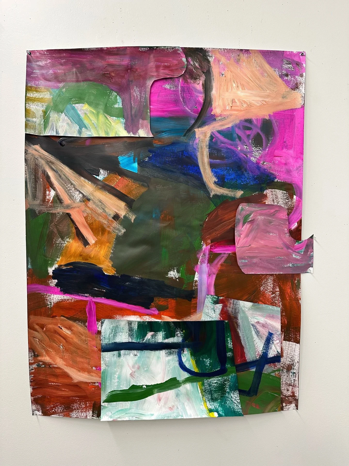 Totally obsessed!! This is so me 🥰 I couldn&rsquo;t be happier with this pink, bold, playful and somewhat odd but delightfully charming painting. It&rsquo;s like I captured my heart on paper and everything in between. This painting is everything I w