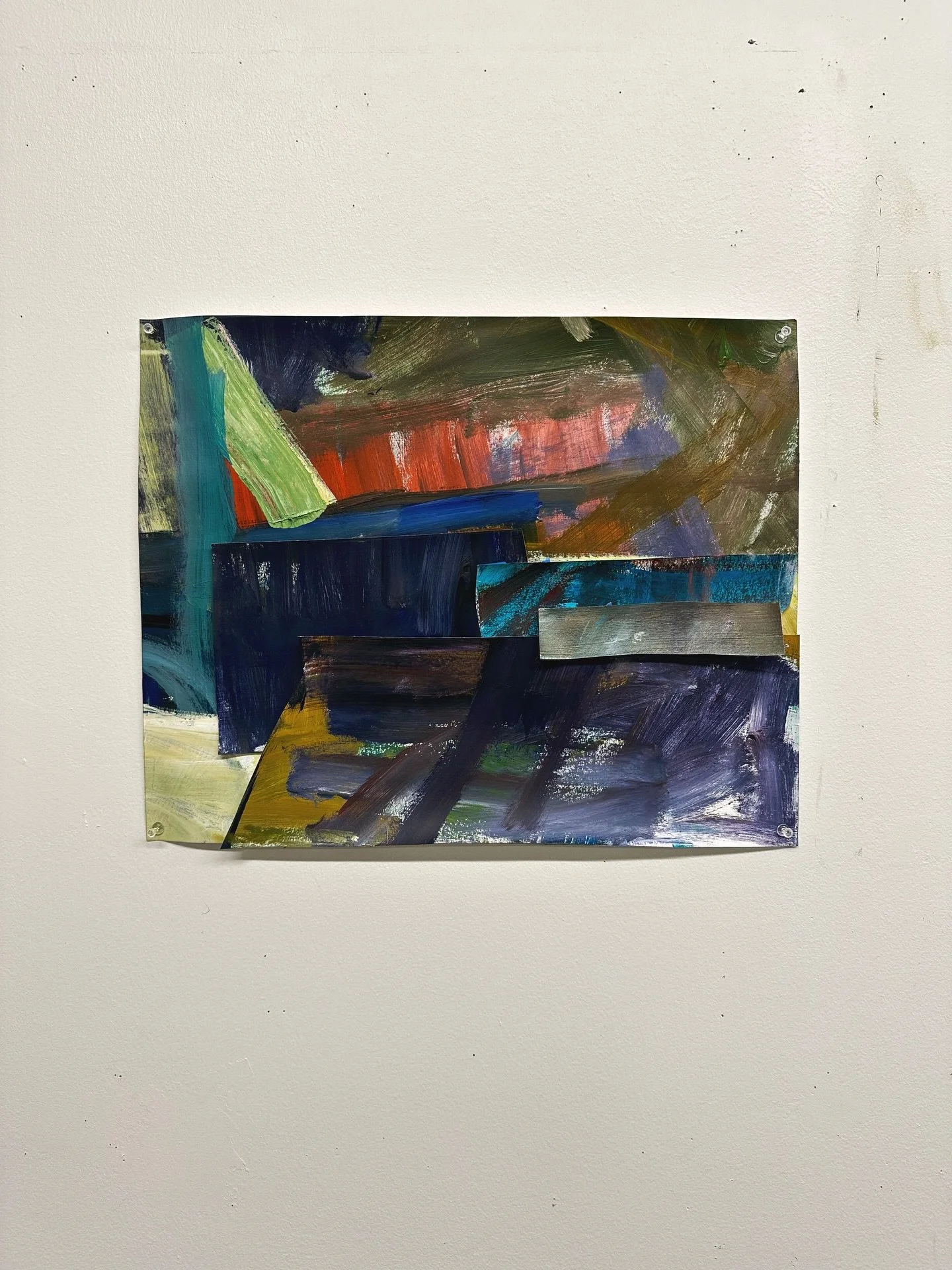 This is a nice tight and compressed painting. It&rsquo;s so compact that it feels irresistible. I had a large painting that was quite ugly, and then I packed it all down together to get this beautiful thing. I&rsquo;m quite drawn to this little piece