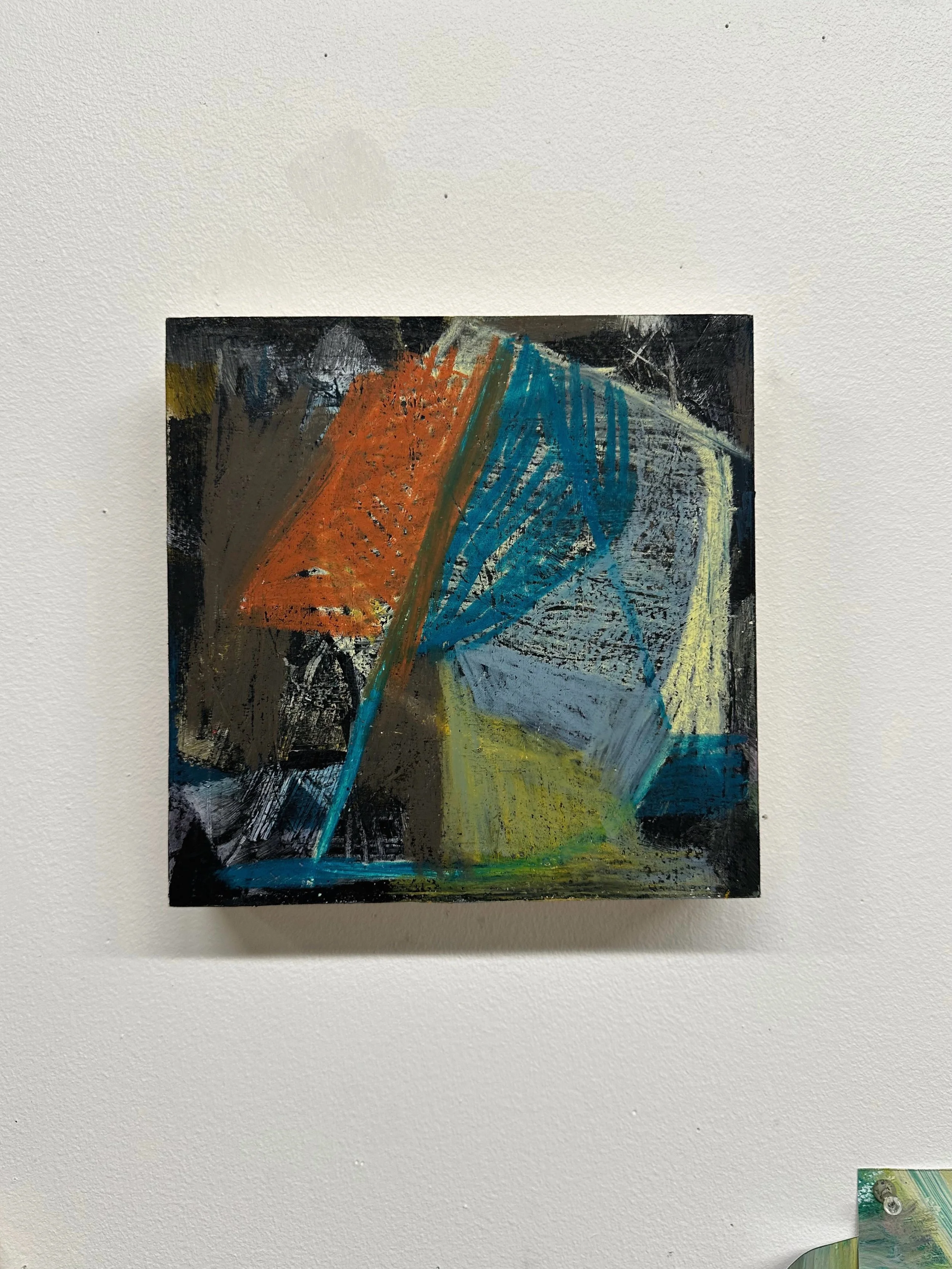 Little one with lots of layers 😌 this was part of chunky series II 

#abstractpainting #abstractart #artstudio #chicagoartist #artwork