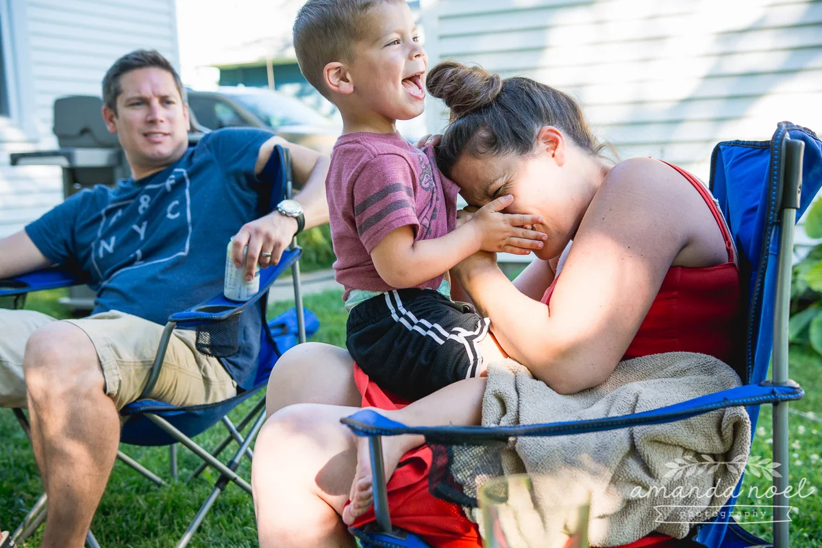 Ohio Documentary Family Photographer | Amanda Noel Photography | day in the life of family of six 3 brothers 1 sister